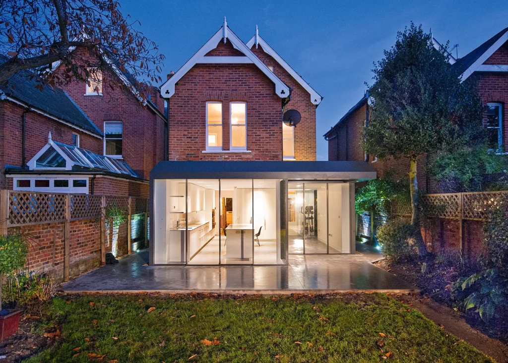 modern extension to period property