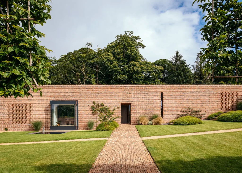 Passivhaus self build with brick exterior