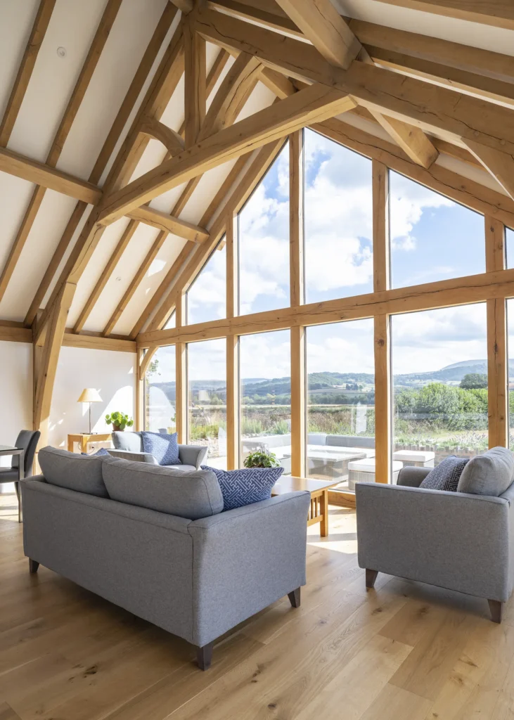 oak frame home interior: How Much Does it Cost to Build a House?