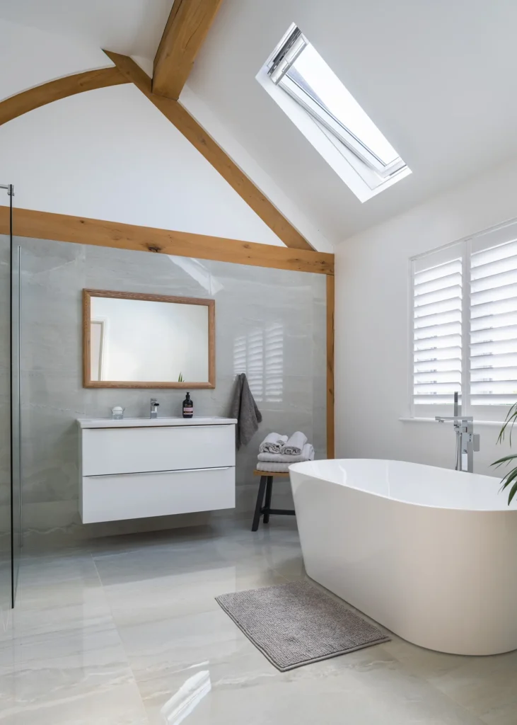 Adopt the Bathroom Ideas that Celebrate Your Home’s Structure