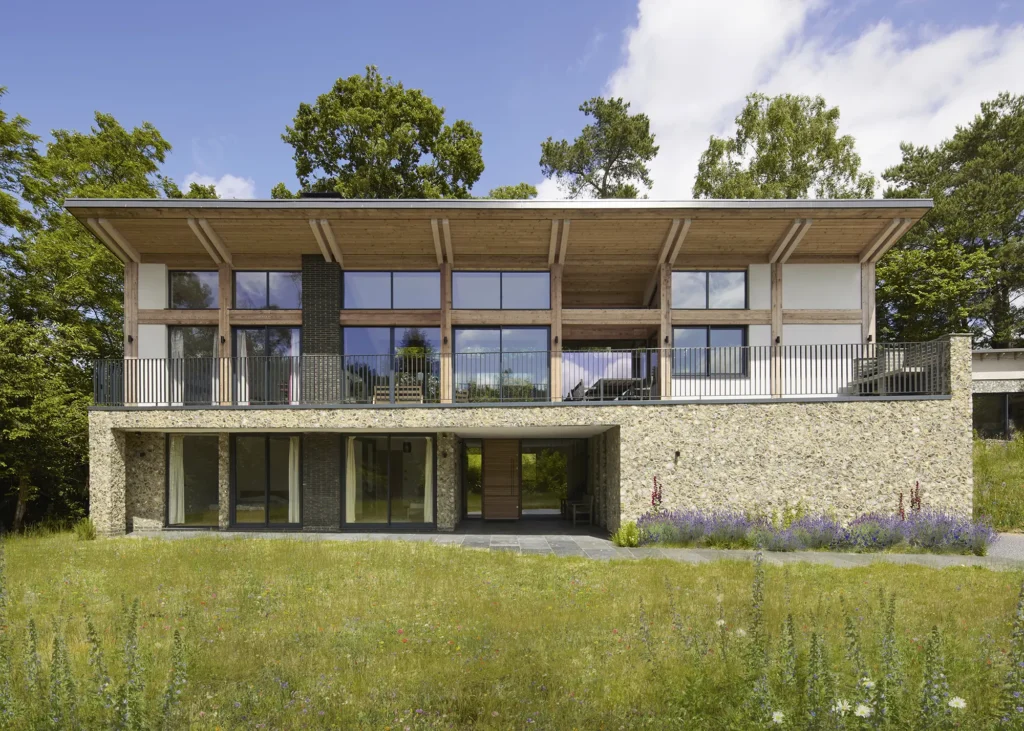 Light-Filled Angular Eco House