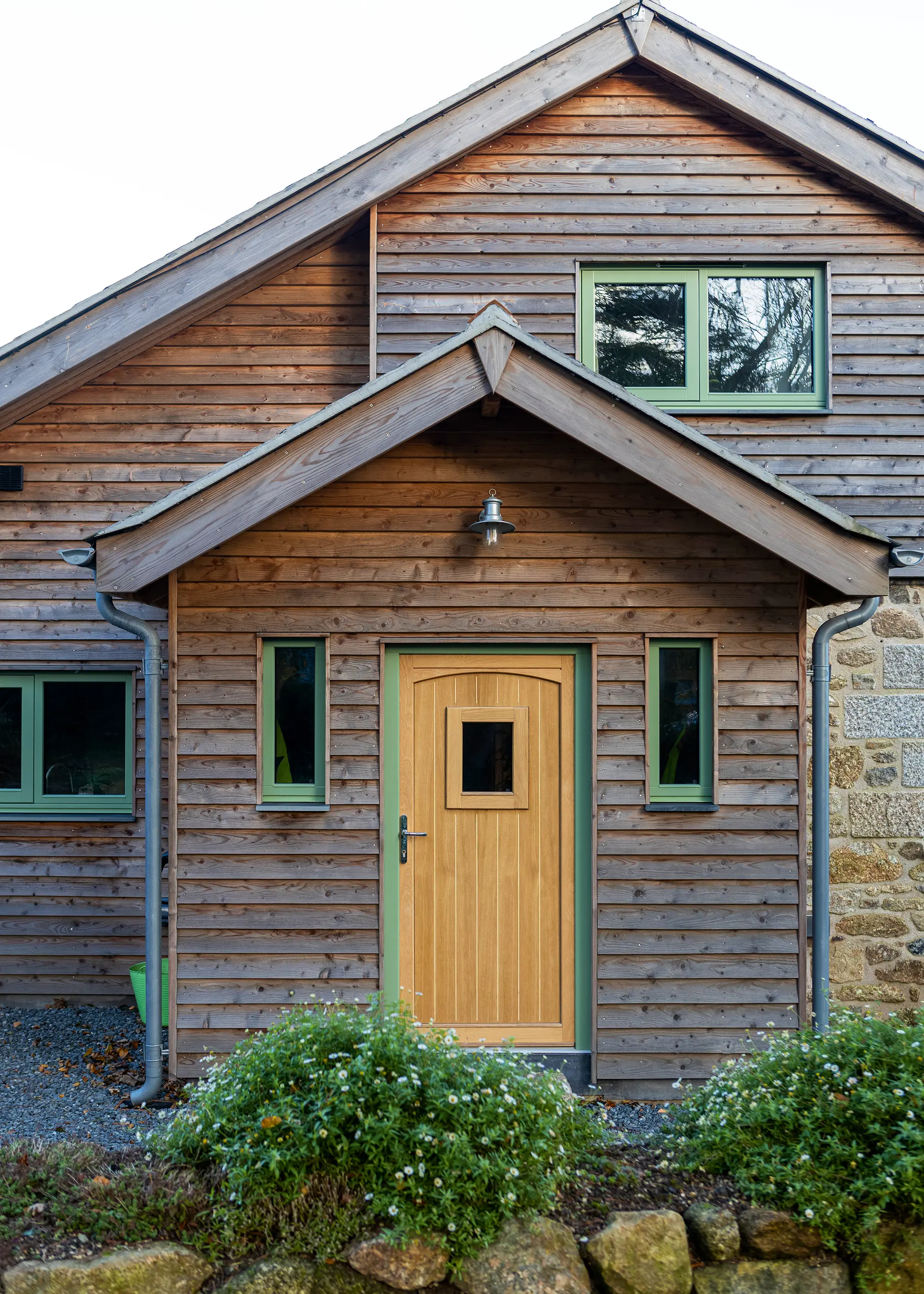 Carbon-Neutral Agricultural Renovation in Cornwall entrance