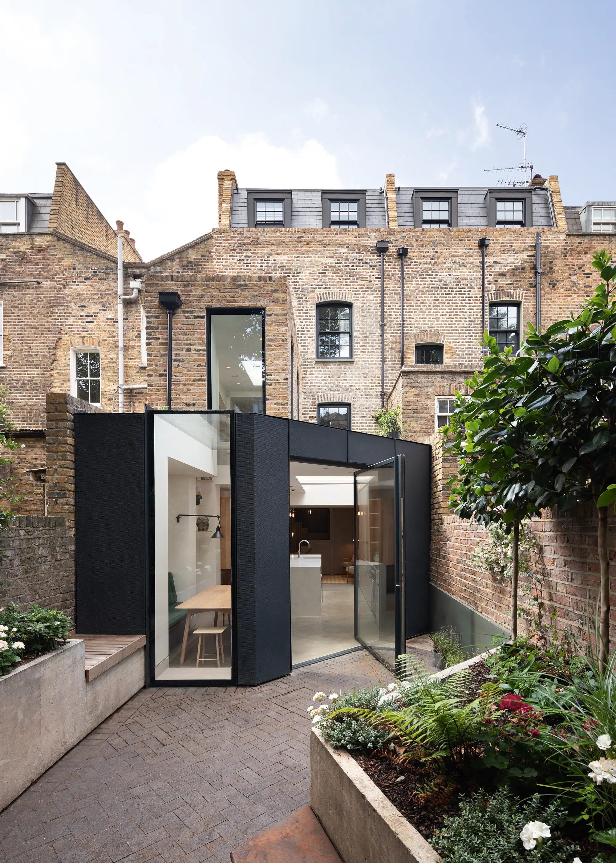 London Townhouse Upgraded with Multi-Storey Addition