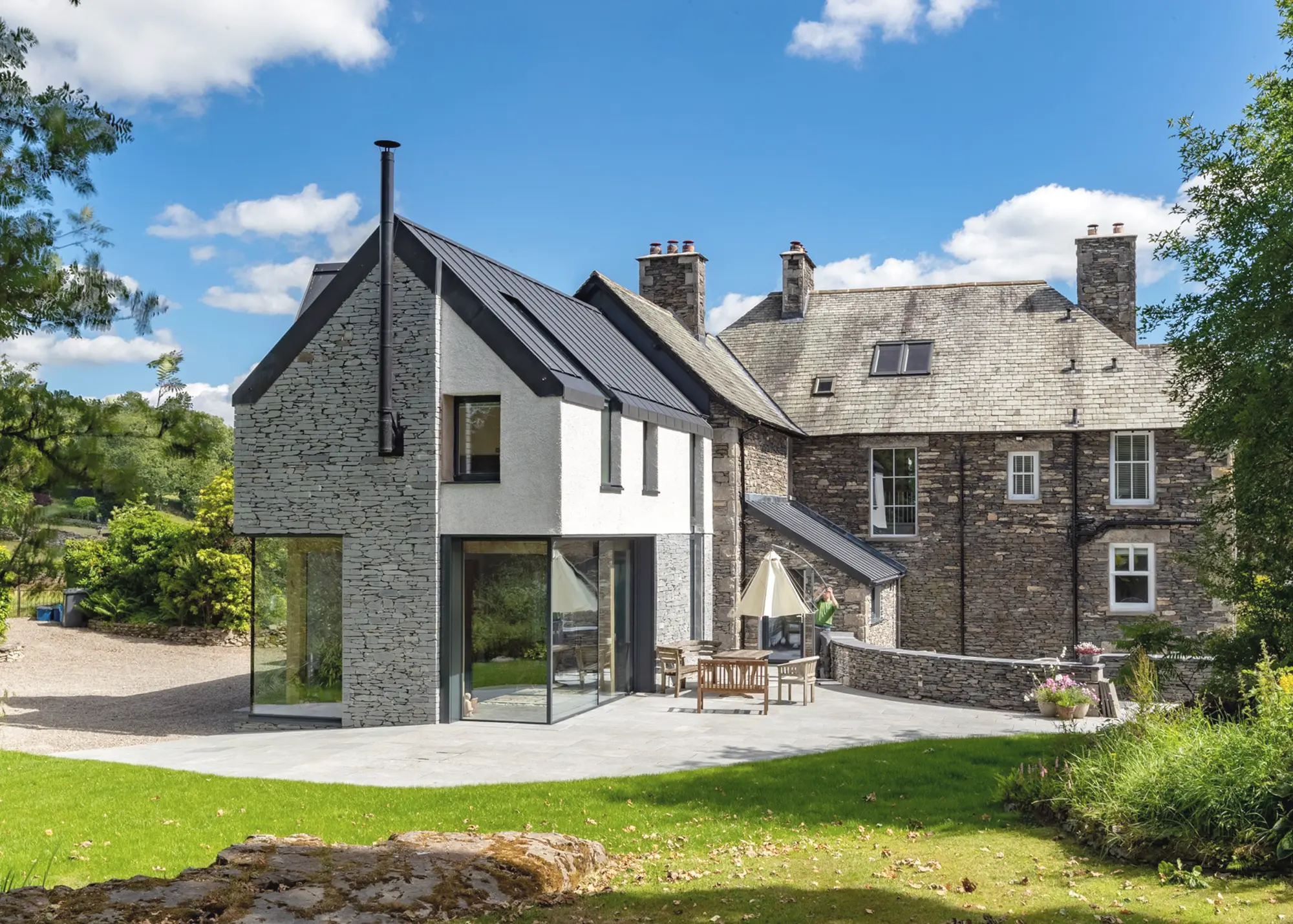 Oak Frame Double-Height House Extension to an Edwardian Home