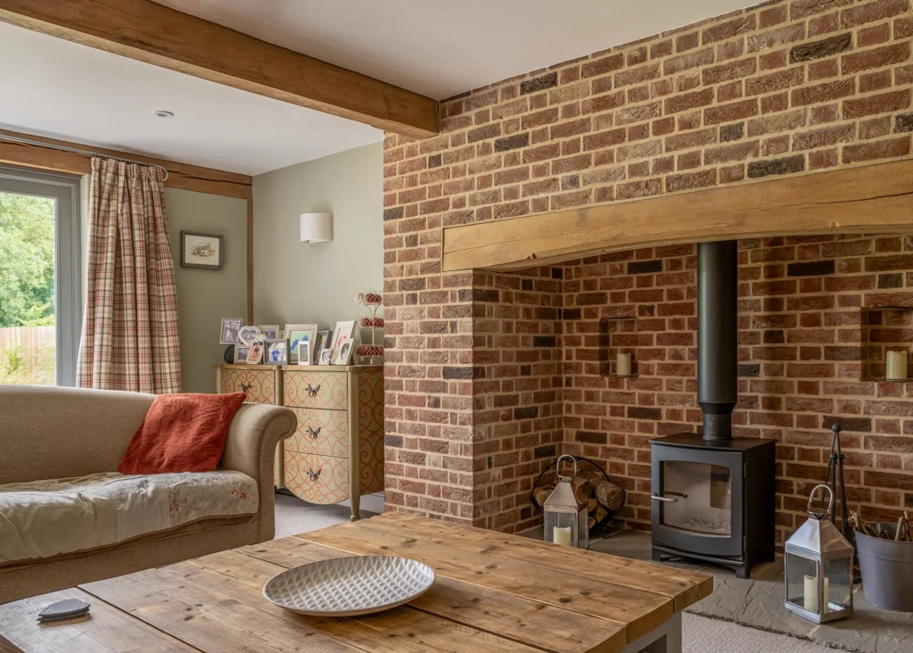 One-and-a-Half-Storey Oak Frame Home in the Essex Countryside