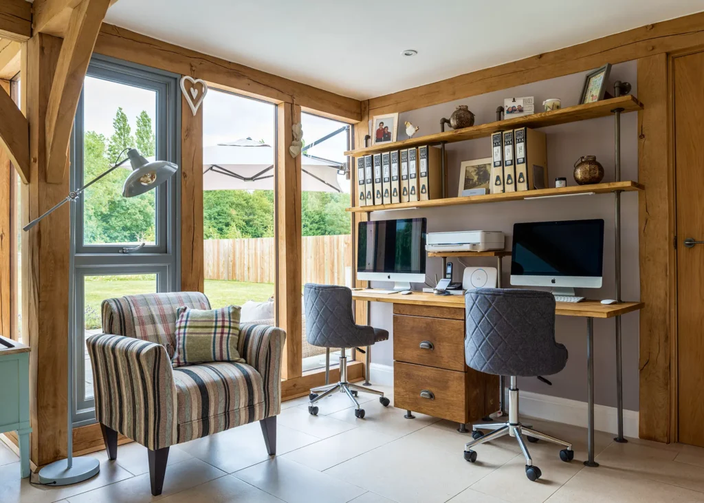 One-and-a-Half-Storey Oak Frame Home in the Essex Countryside