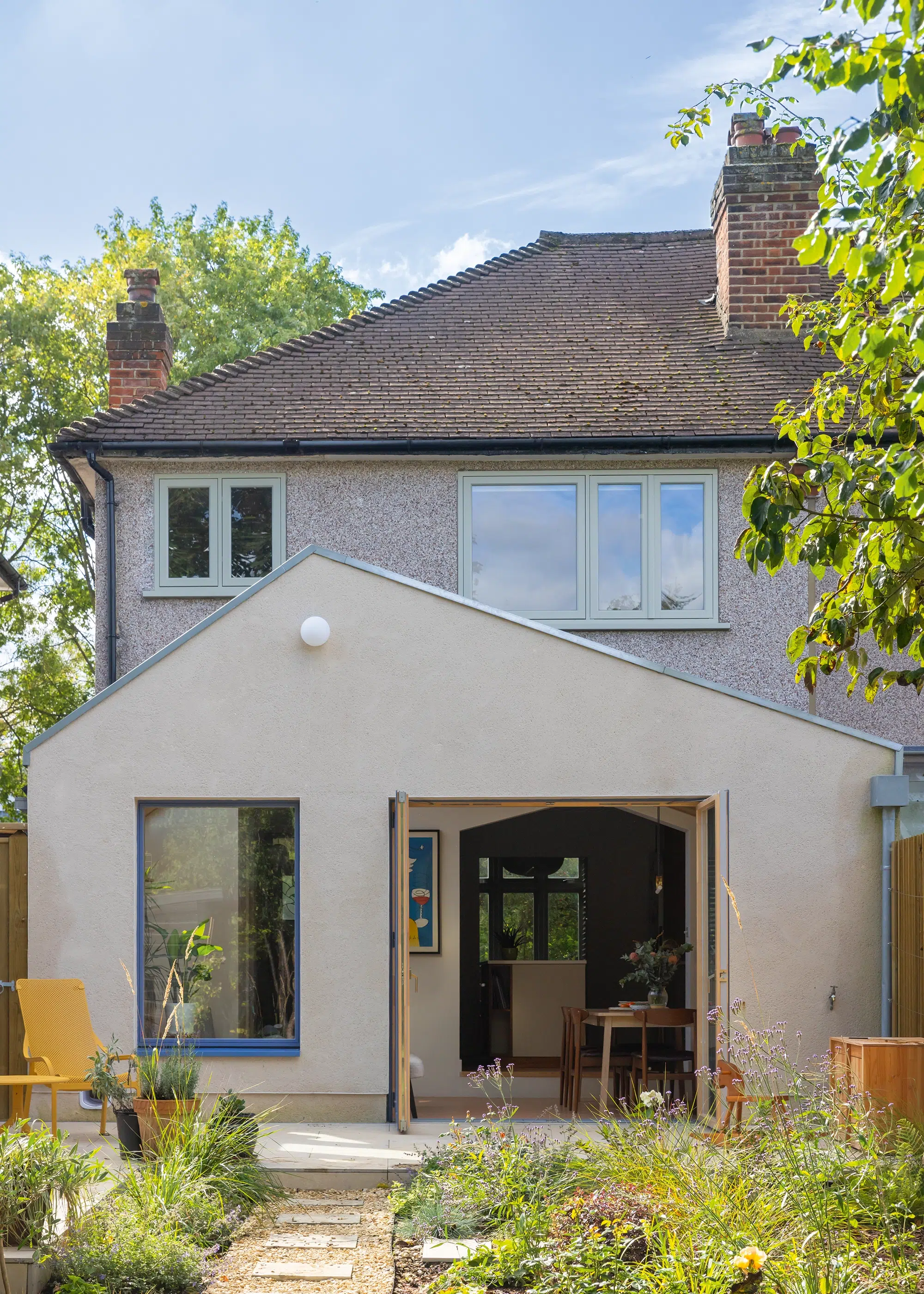Eco-friendly home extension to a semi-detached house