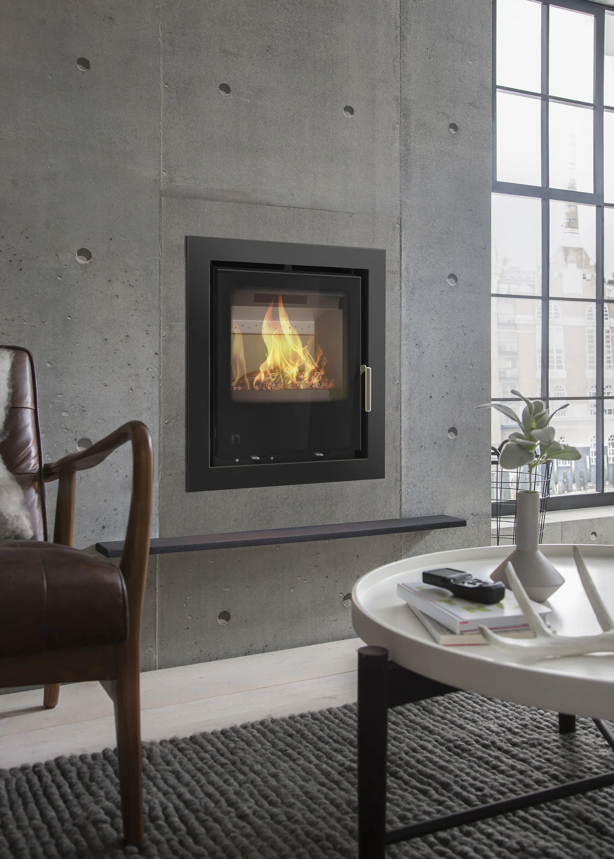 Consider Inset Fireplace Ideas
