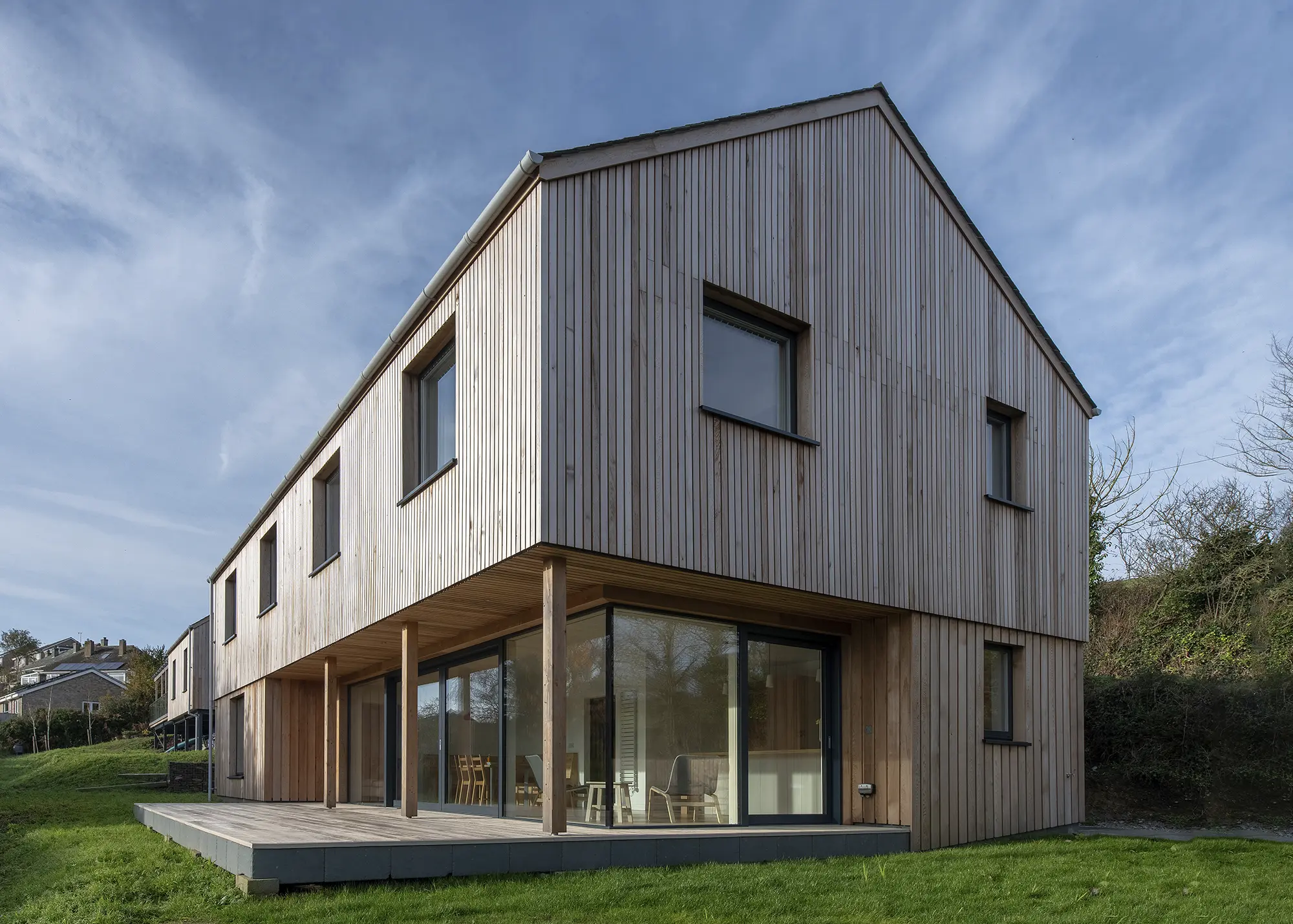 High-Performance New House with Energy Efficient Windows & Doors