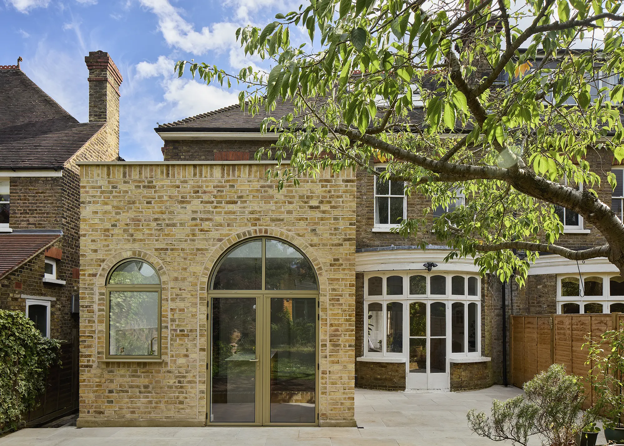 Unique Curved Window and Bespoke Brick Details