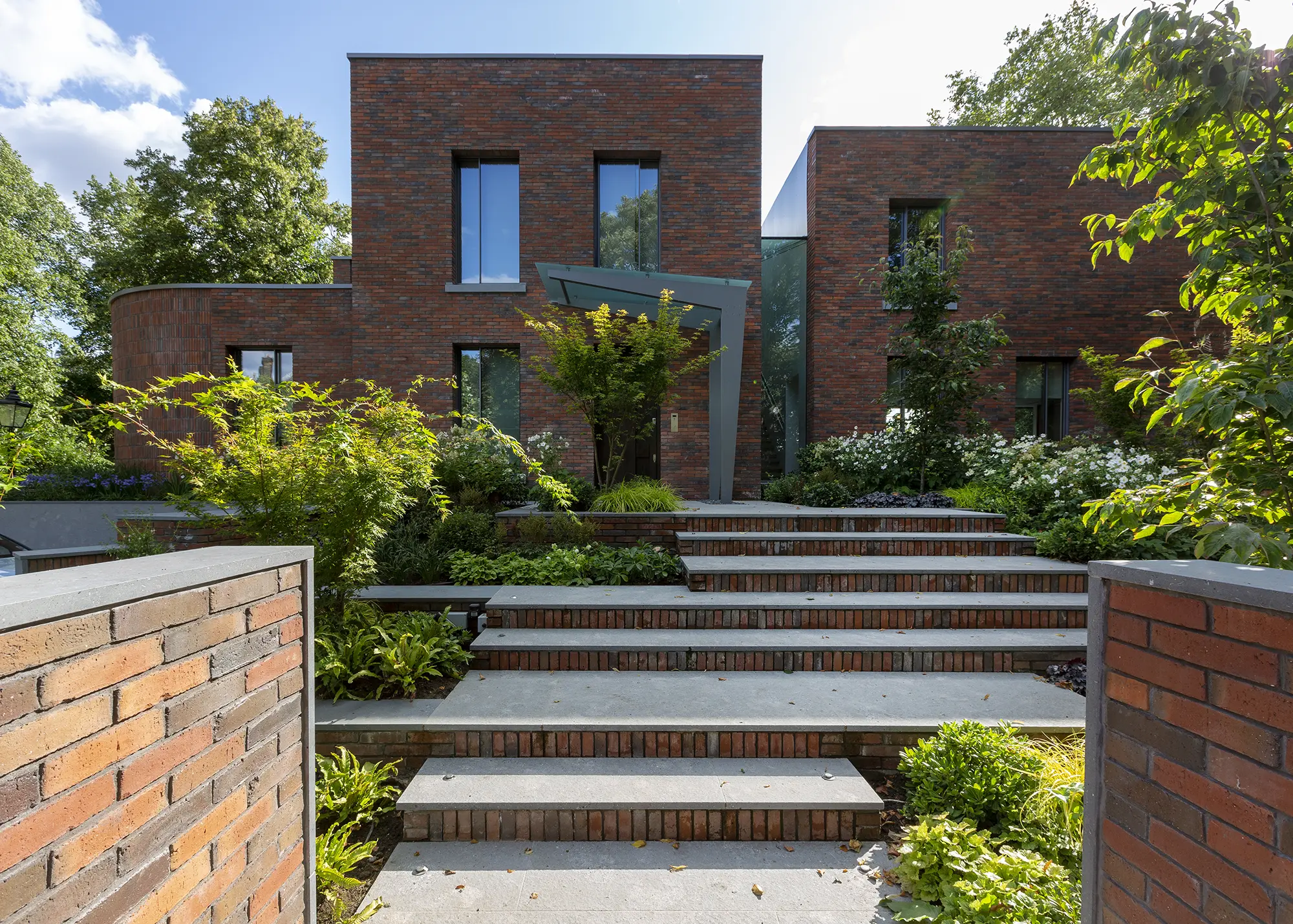 Curved Brick Design for a Knock-Down & Rebuild Project