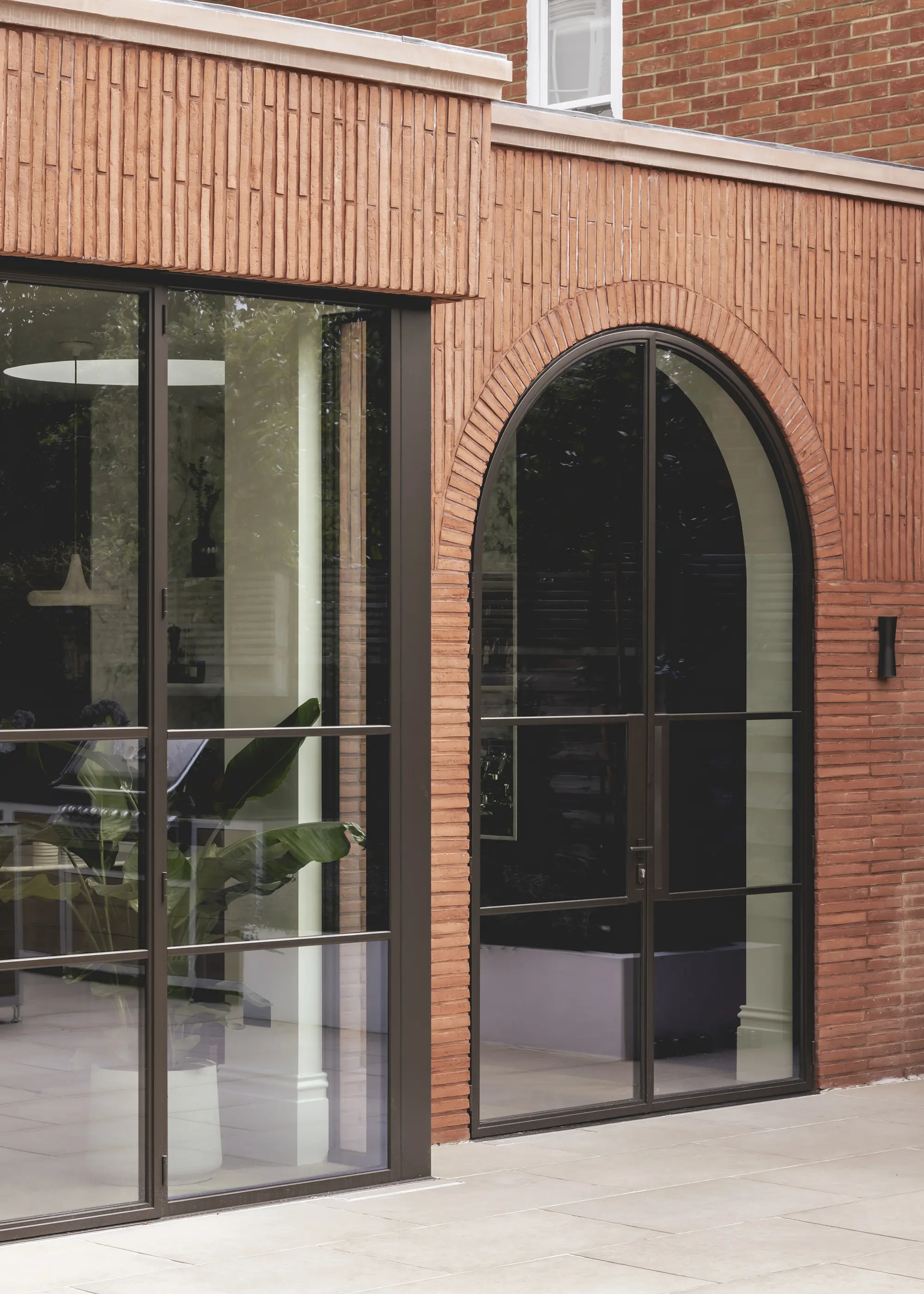 Red Handmade Brick Finish for a Conservation Area Home
