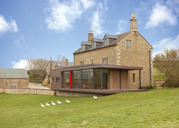 Georgian Home in Warwickshire Upgraded with a Zinc-Clad Extension