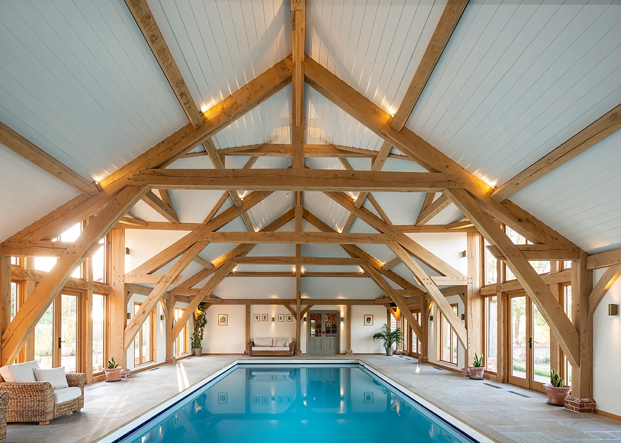 Barn-Style Pool House Garden Building