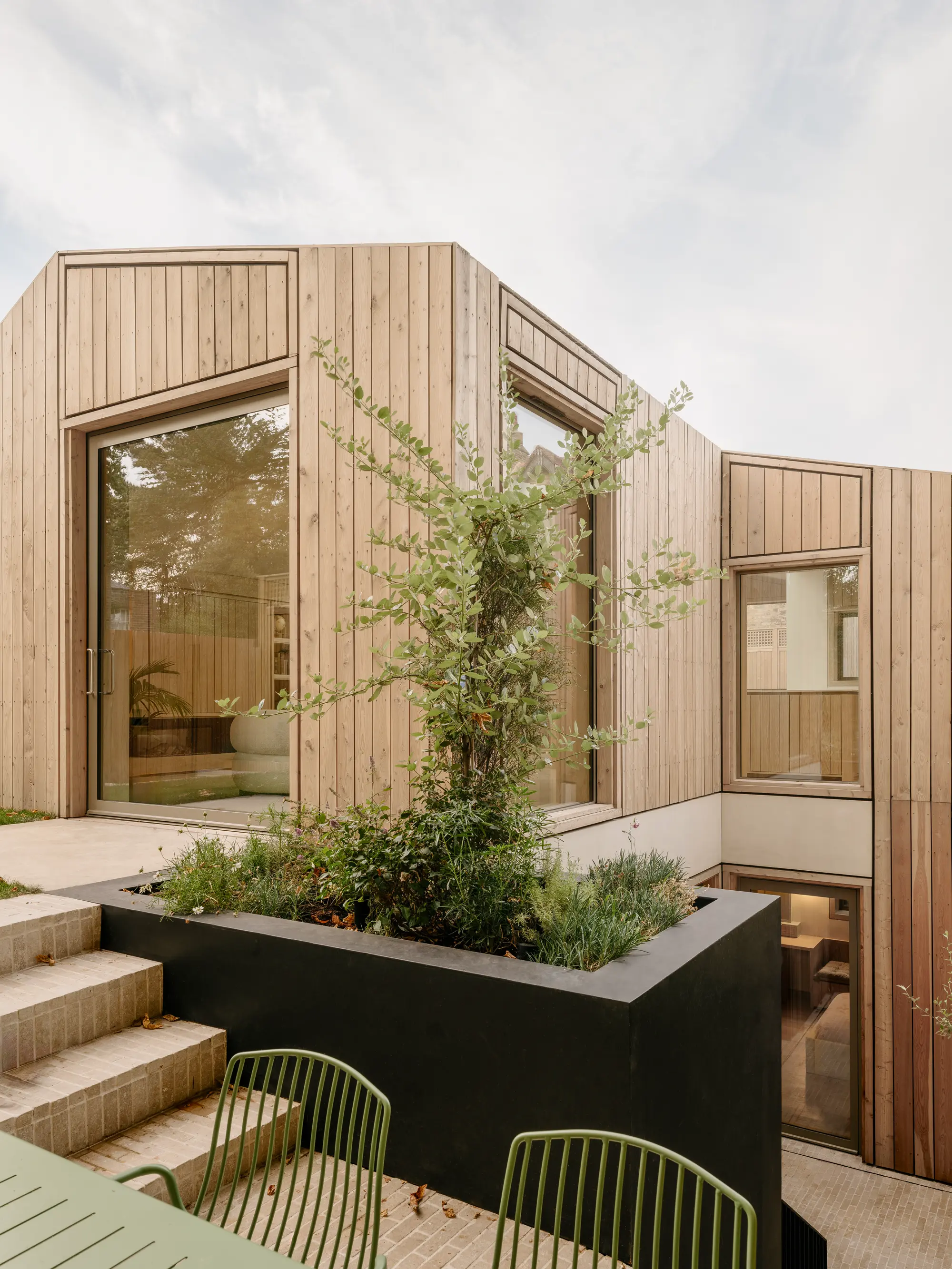 Unique two-storey home with a subterranean ground floor