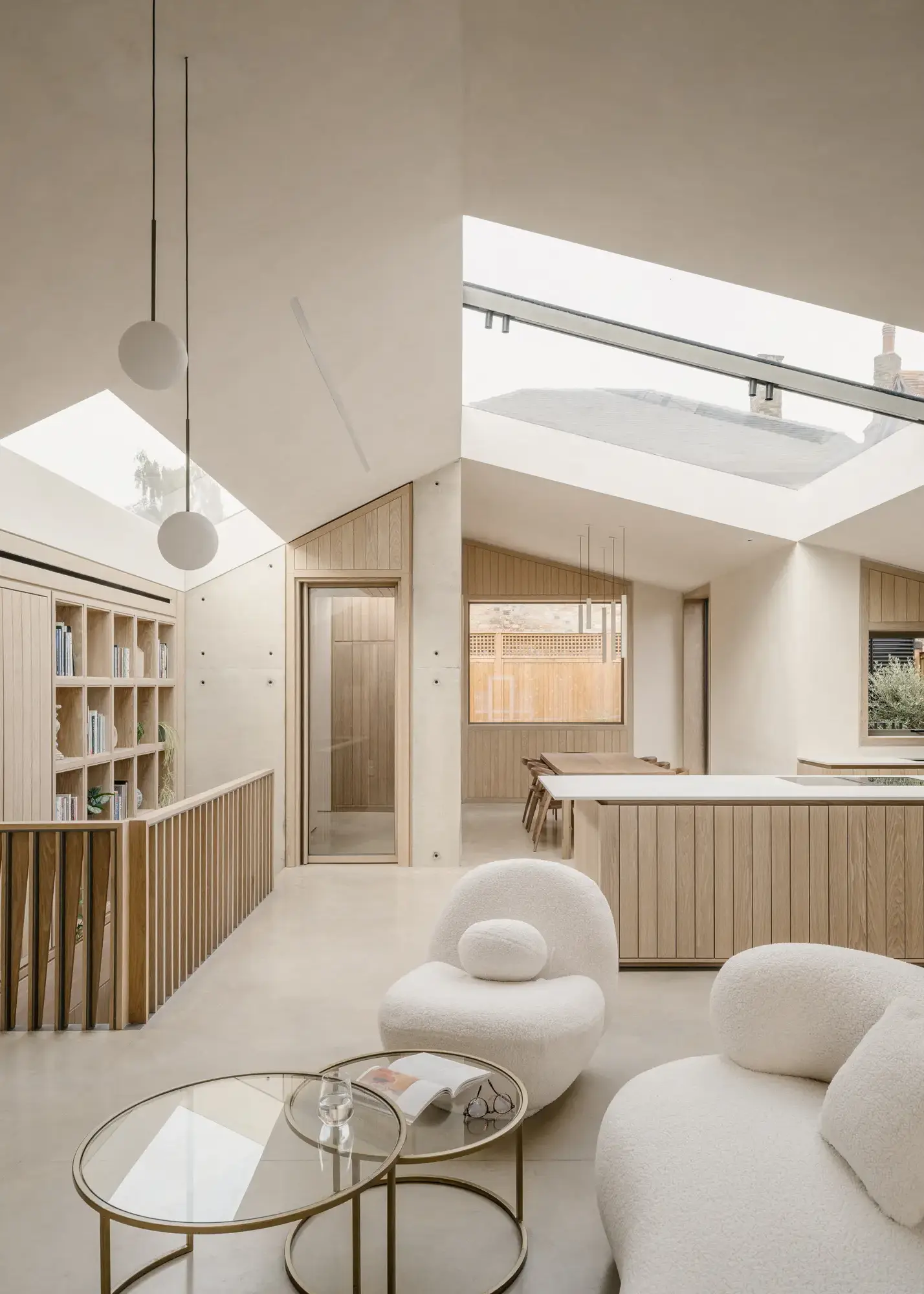 Unique two-storey home with a subterranean ground floor