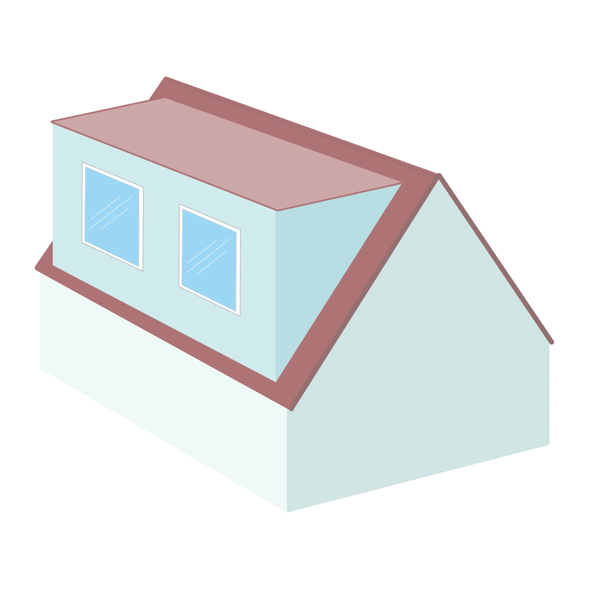 Dormer loft conversion graphic