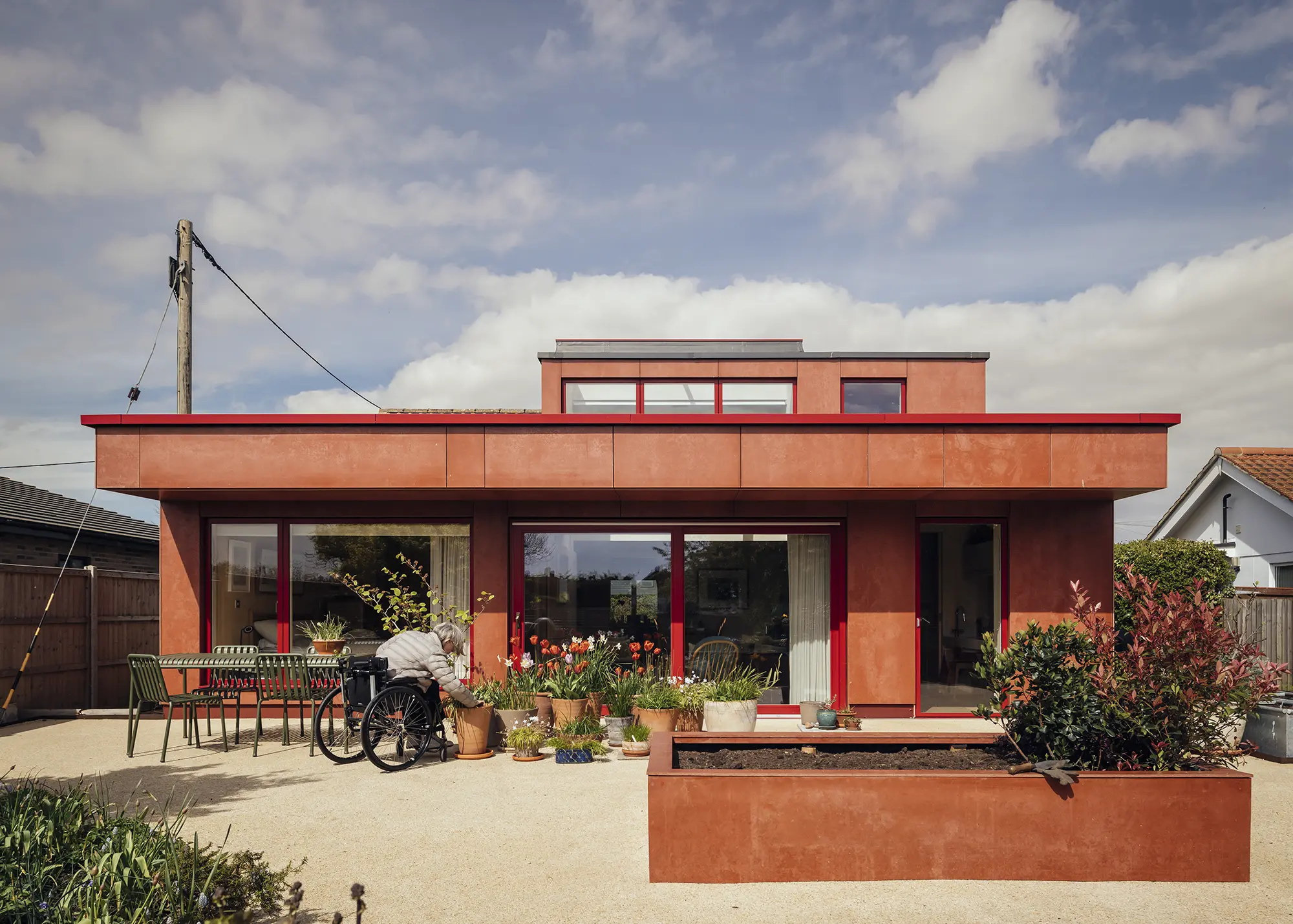 A future-proofed bungalow in Suffolk with a flat roof extension