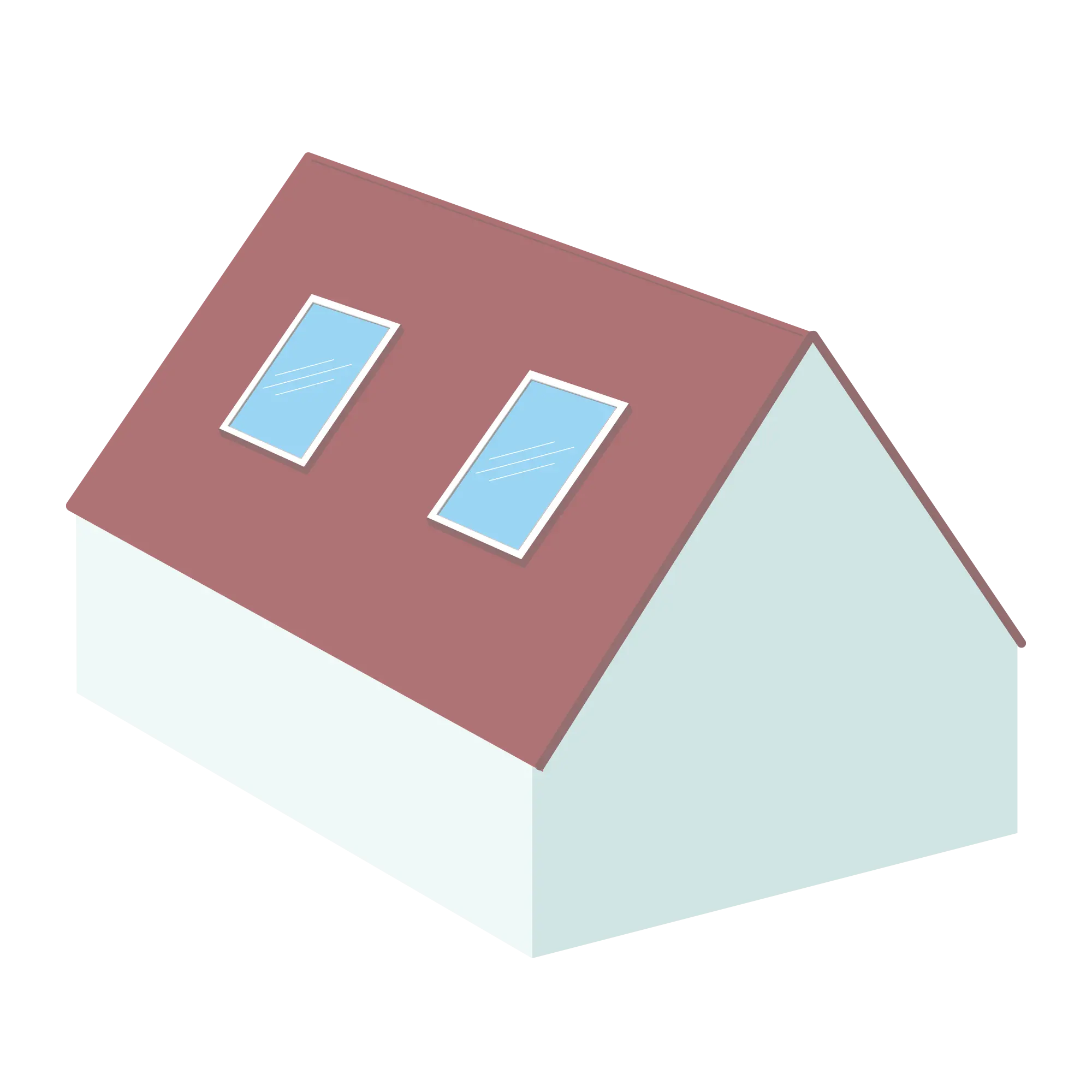 Rooflight loft conversion graphic