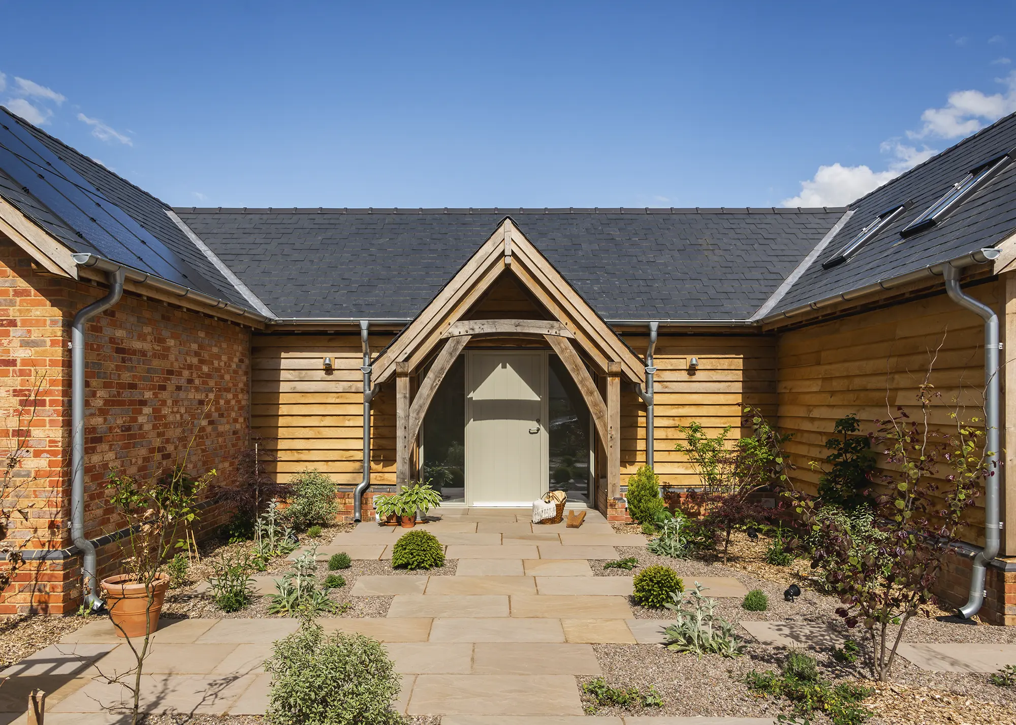 Charming Oak Frame Custom Build Turnkey Project