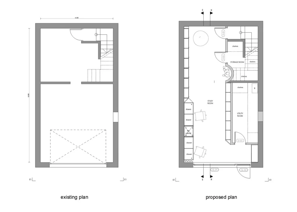garage conversion floorplans