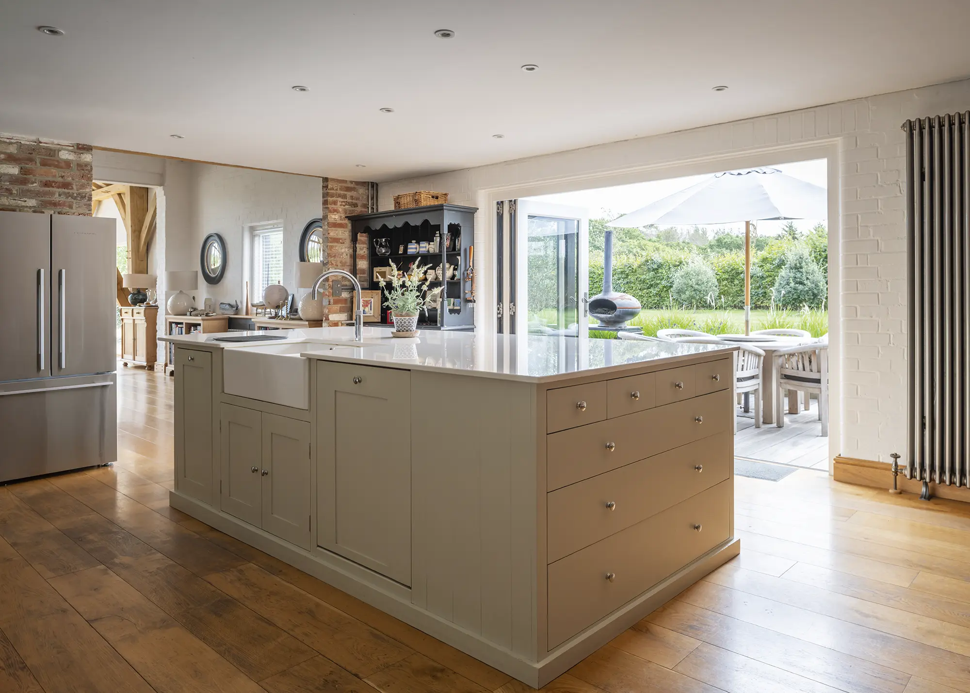 Rural Barn in Hampshire Upgraded with an Oak Frame Extension
