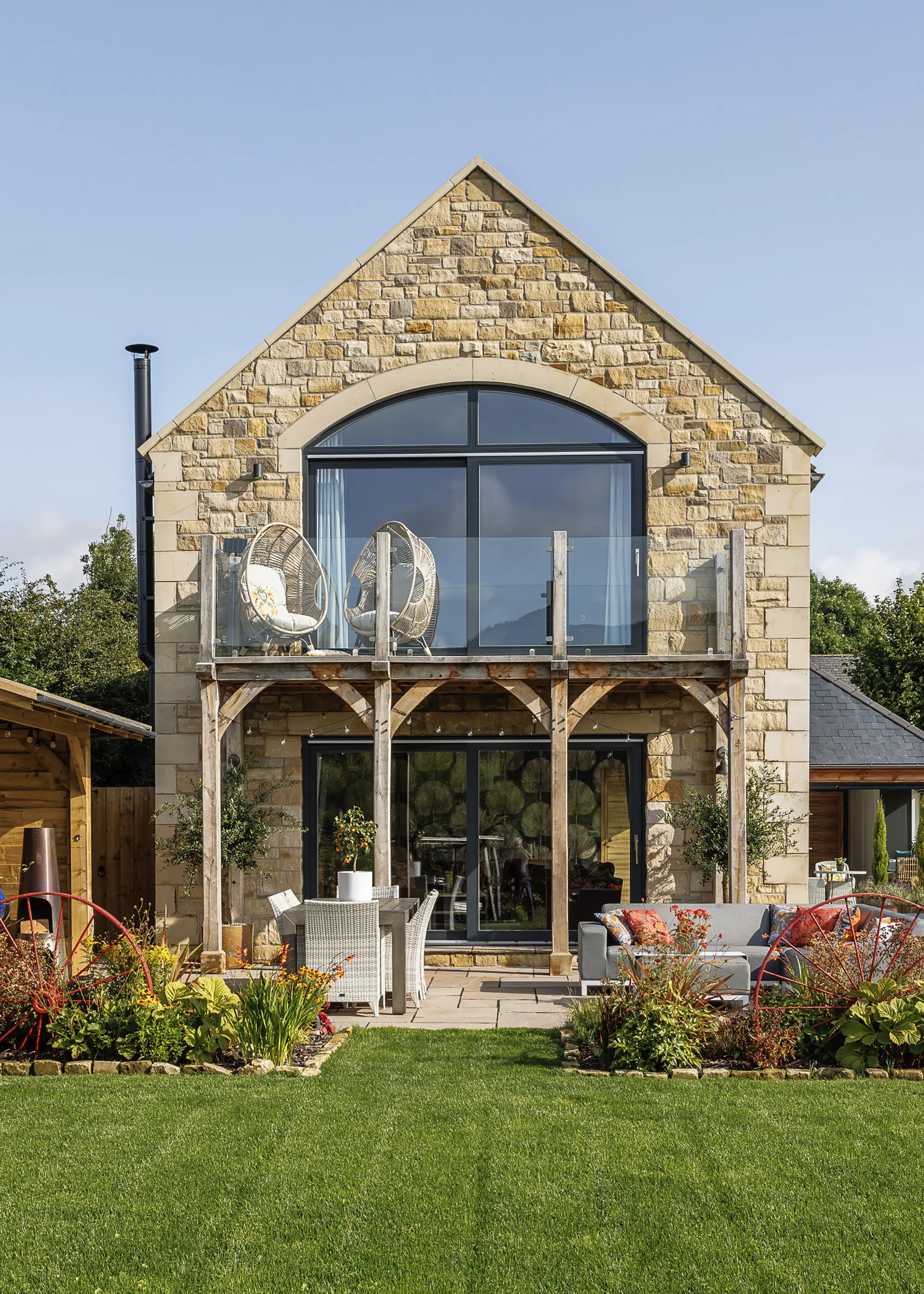Stone-Clad Timber Frame House Build in Northumberland