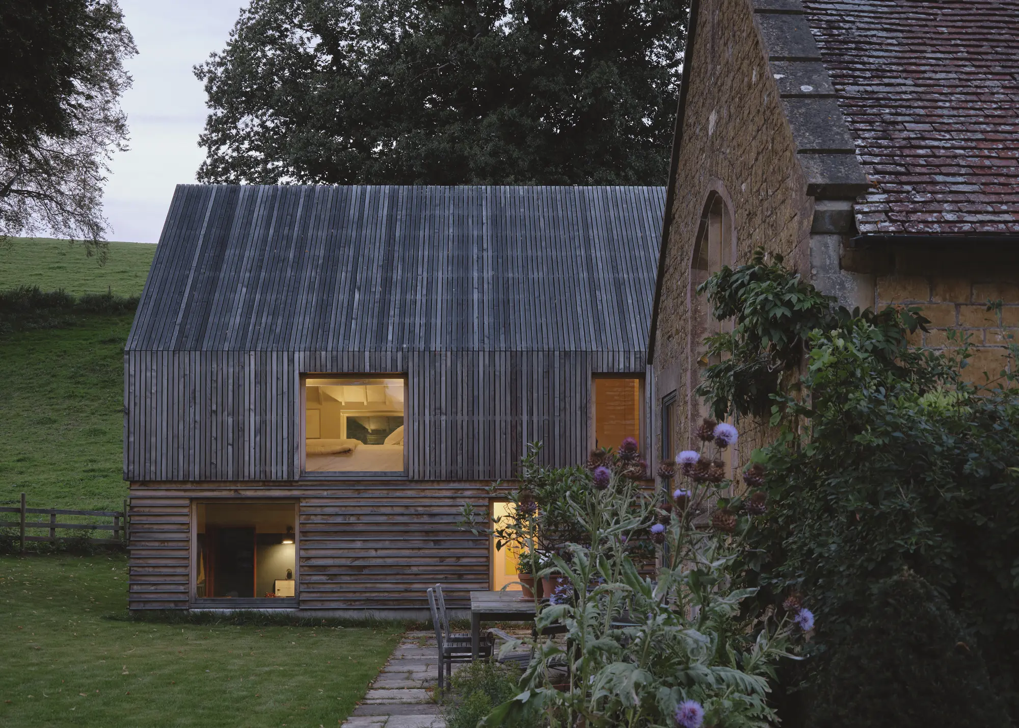 Sensitive Timber-Clad House Extension Idea