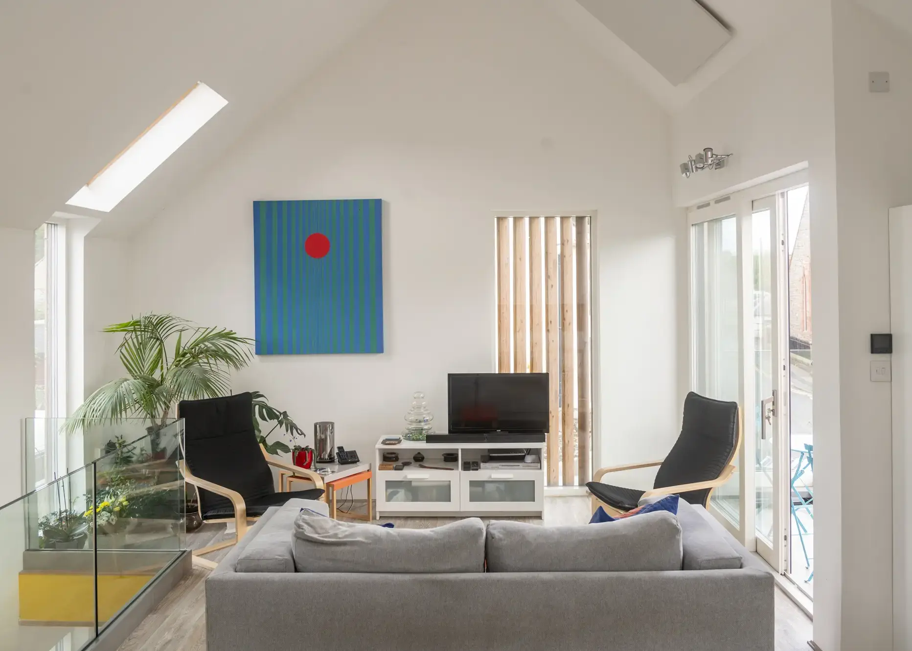 Compact timber frame self build with an upside down layout