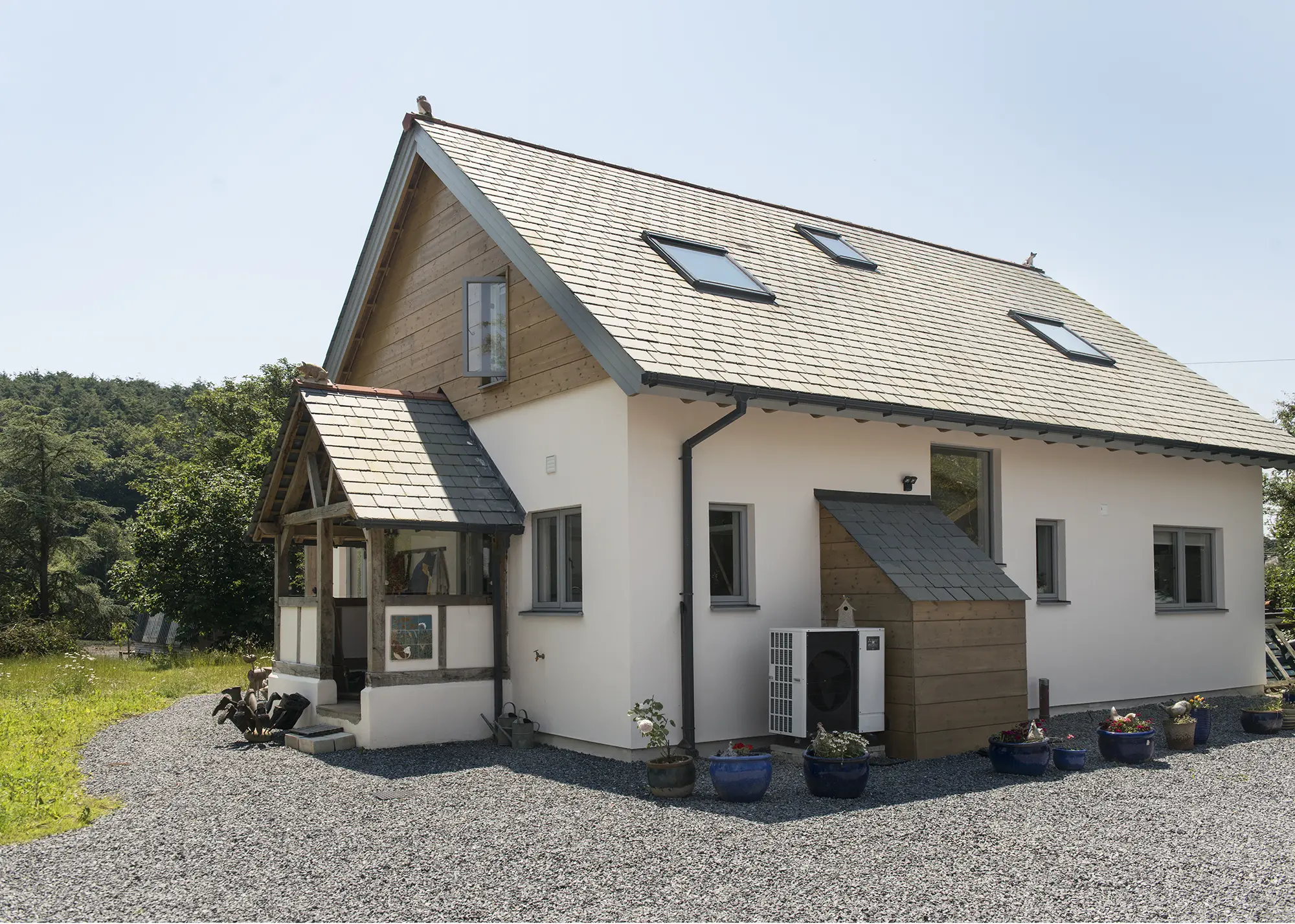 Demolish & Rebuild 1.5-Storey Self Build Log Home in Cornwall