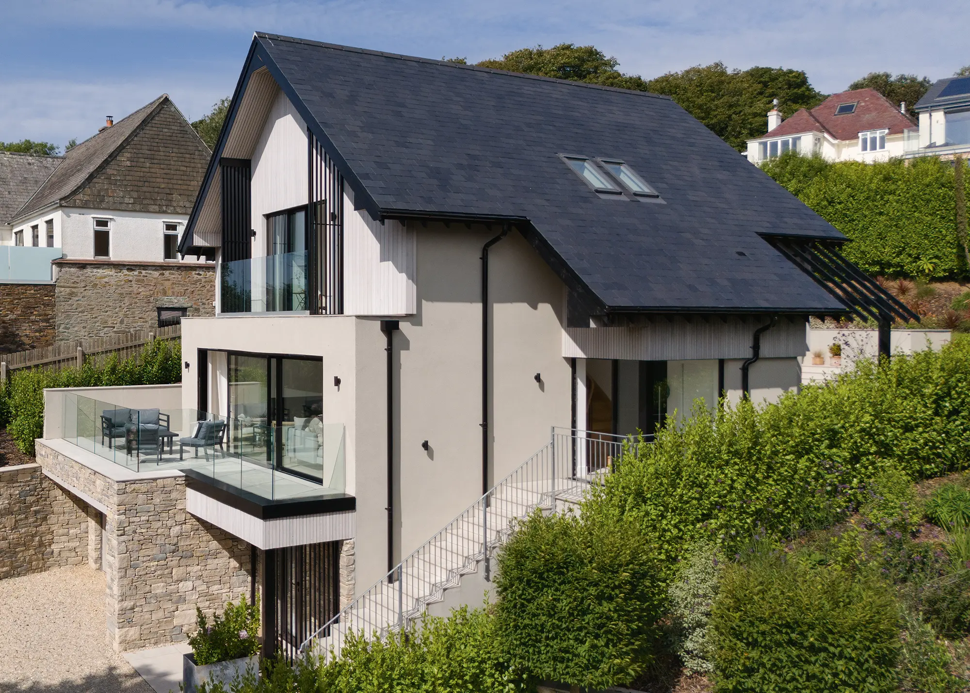 Striking ICF House on the Devon Coast