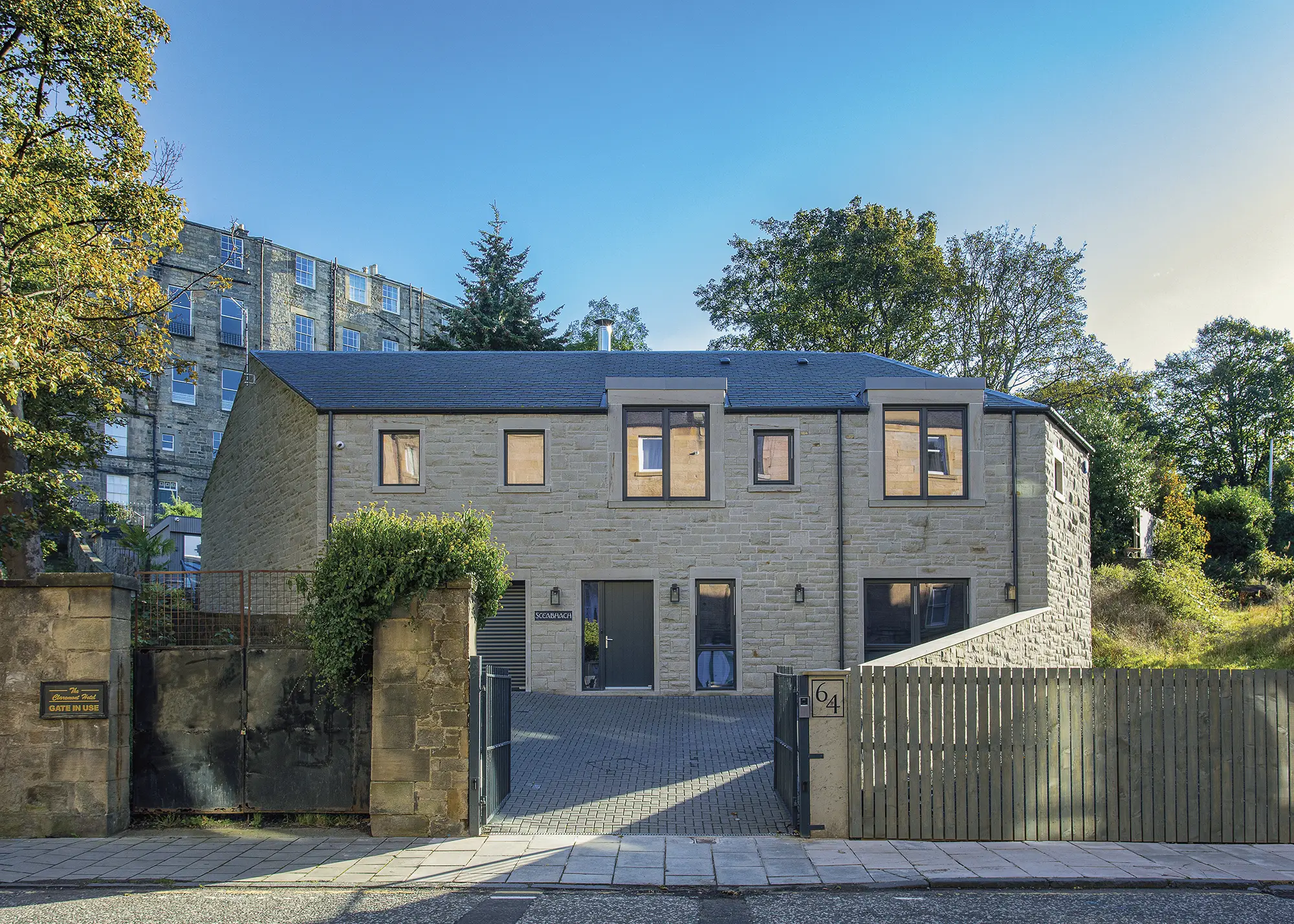 Contemporary Timber Frame Self Build on a Garden Plot in Edinburgh