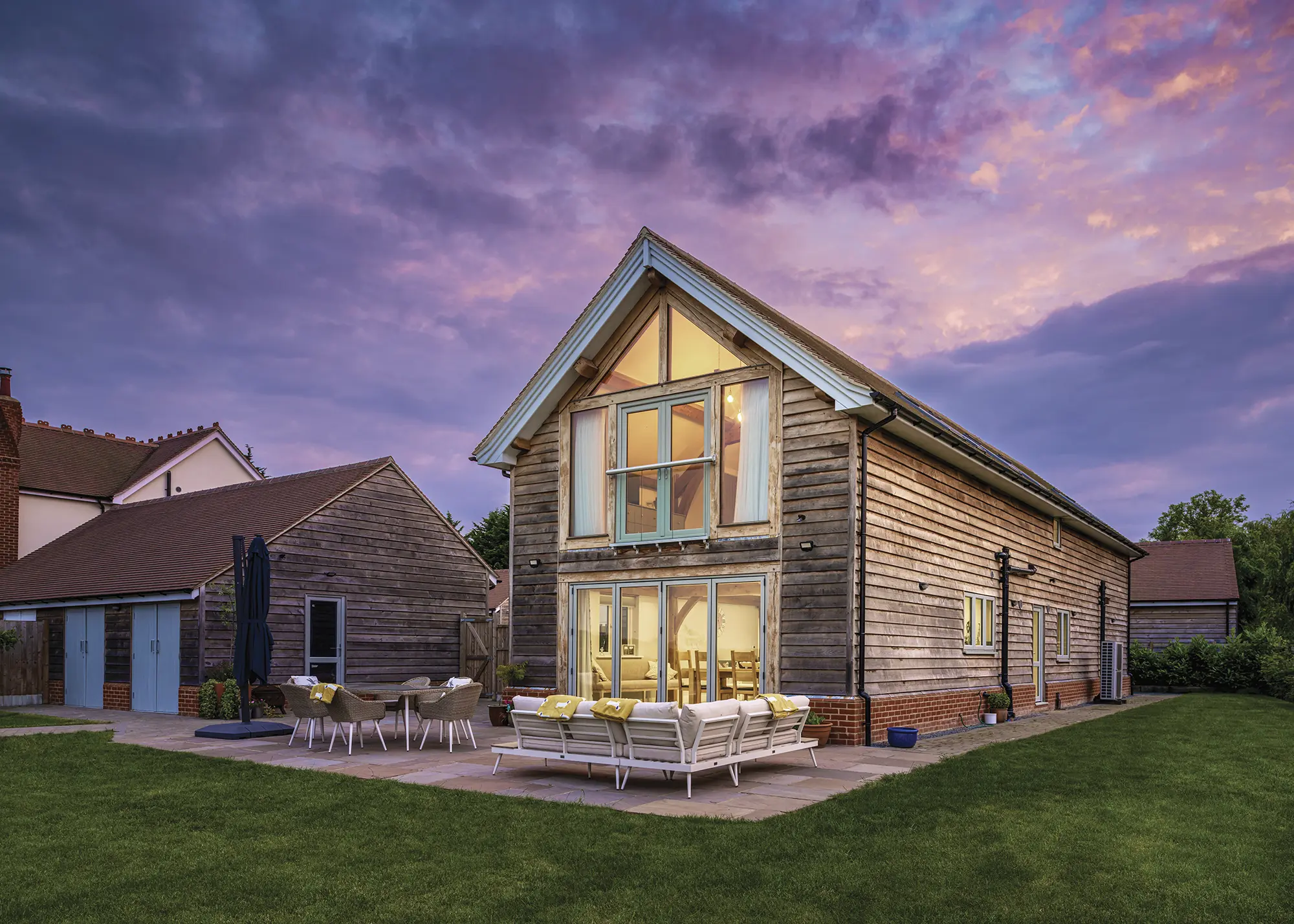 Light-Filled Barn-Style Oak Frame Self Build in Essex