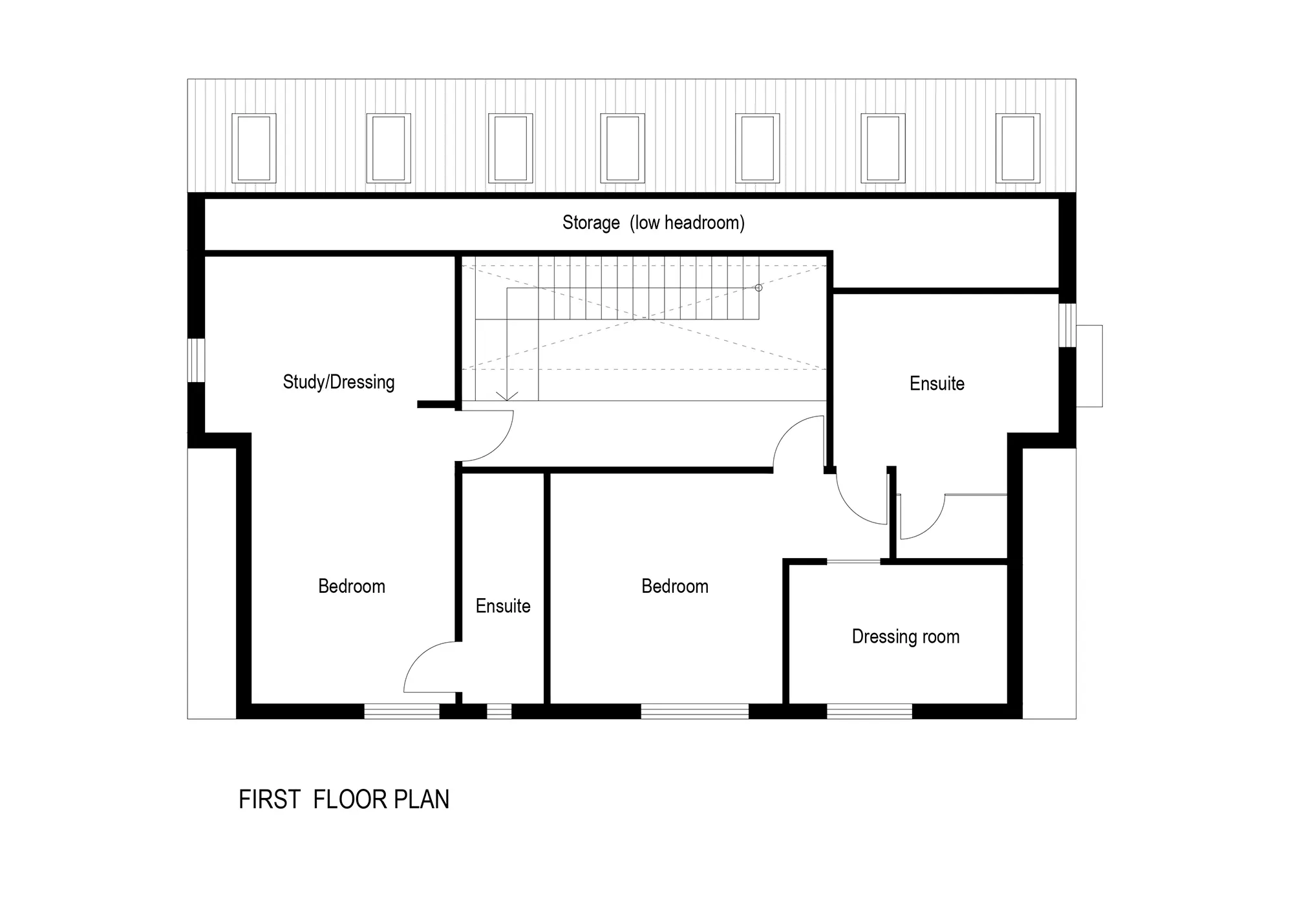 Four-Bedroom Bungalow Renovation in South London House Plans