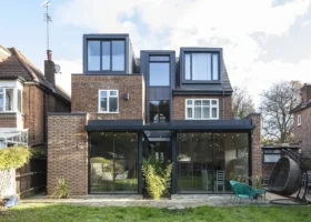 1930s House in North London Upgraded with a Loft Conversion & Glazed Extension