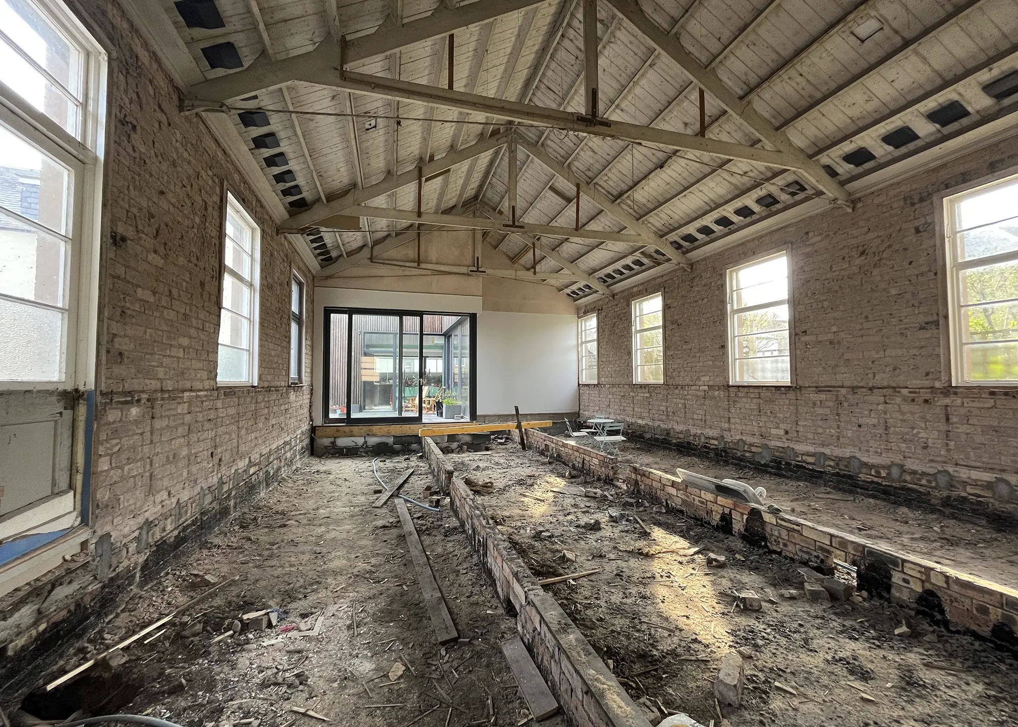 A Church Hall in the Scottish Borders Transformed into a Modern Family Home