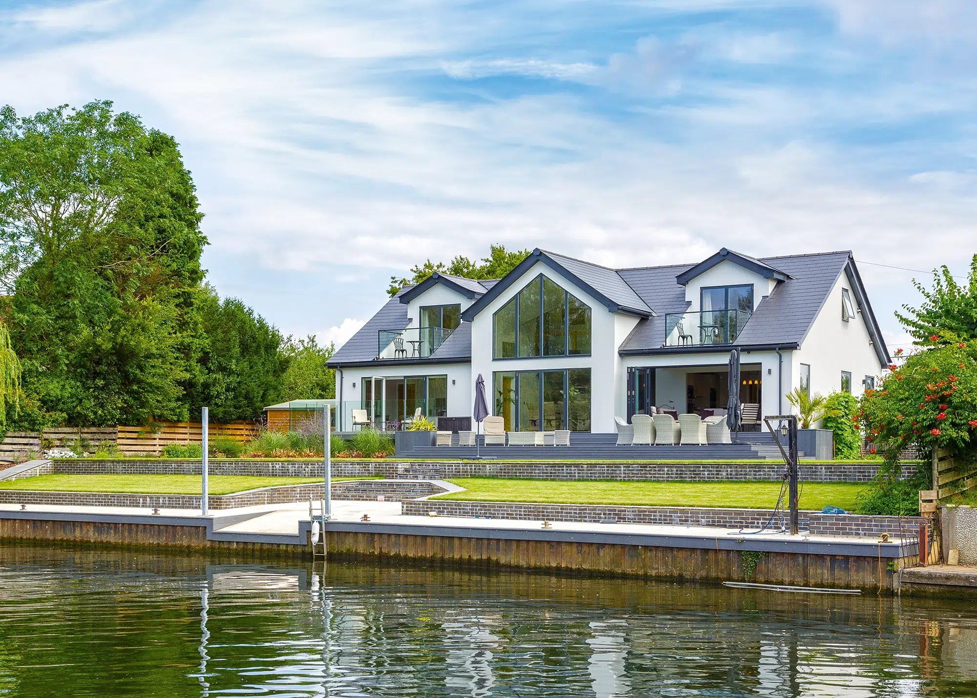 Design & build timber frame package home with lakeside views