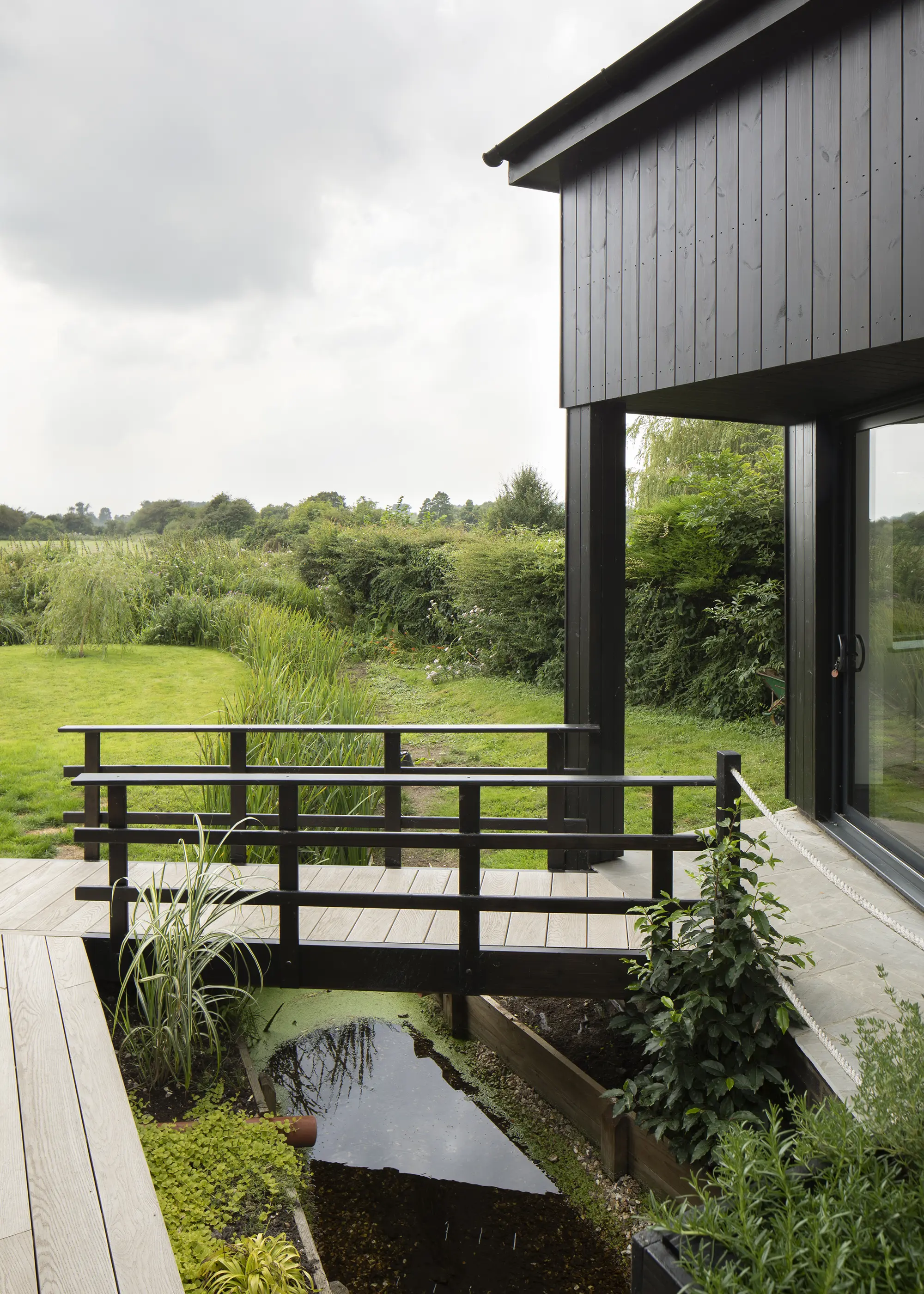 Garage conversion turned into a spacious timber-clad annexe