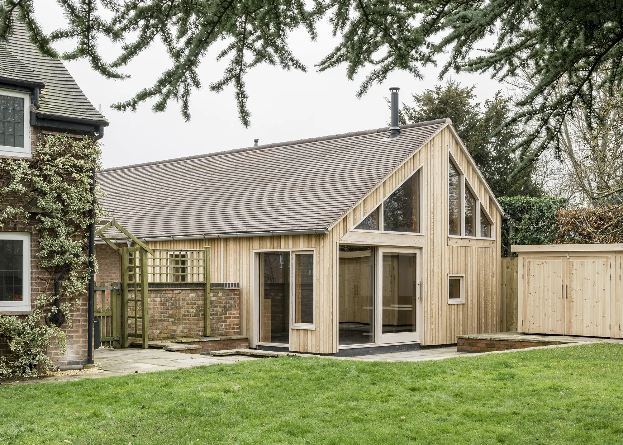 Run-down garage & stable block transformed into a sympathetic granny annexe 
