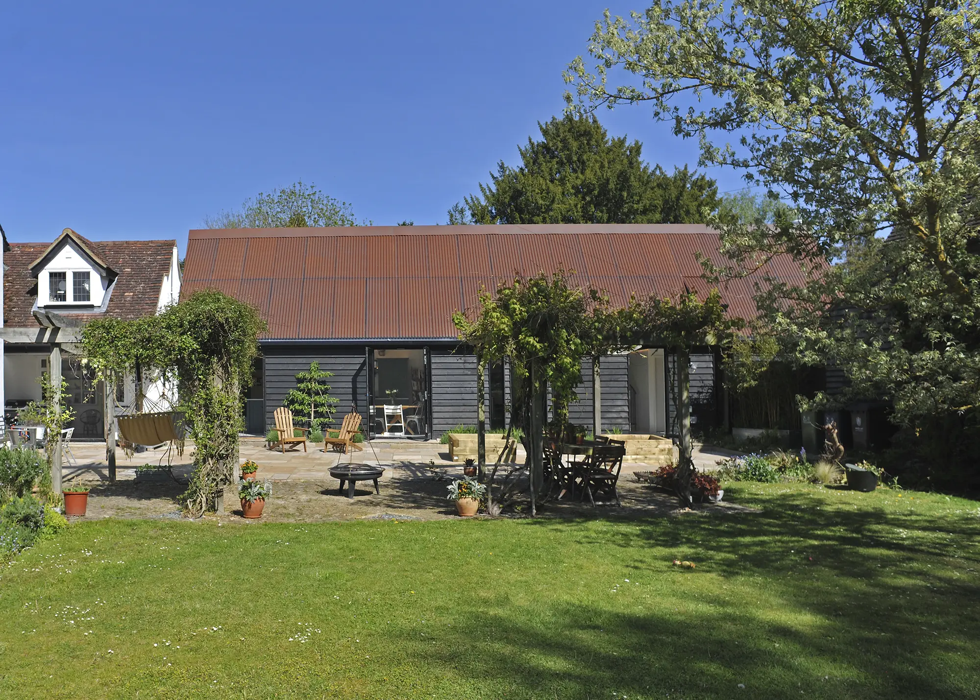 A listed barn transformed into a light & bright granny annexe