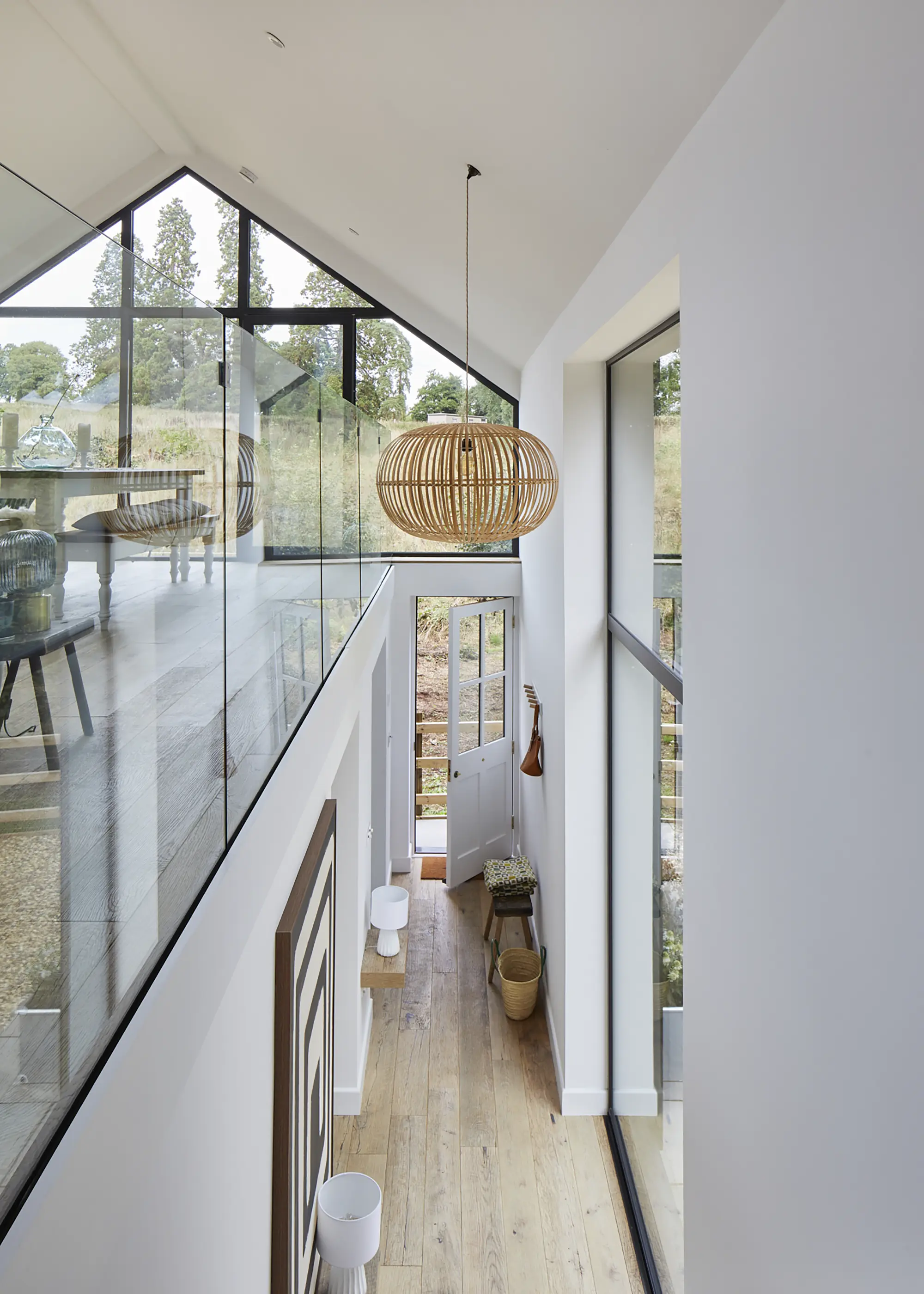 Timber-clad granny annexe with a rustic design scheme