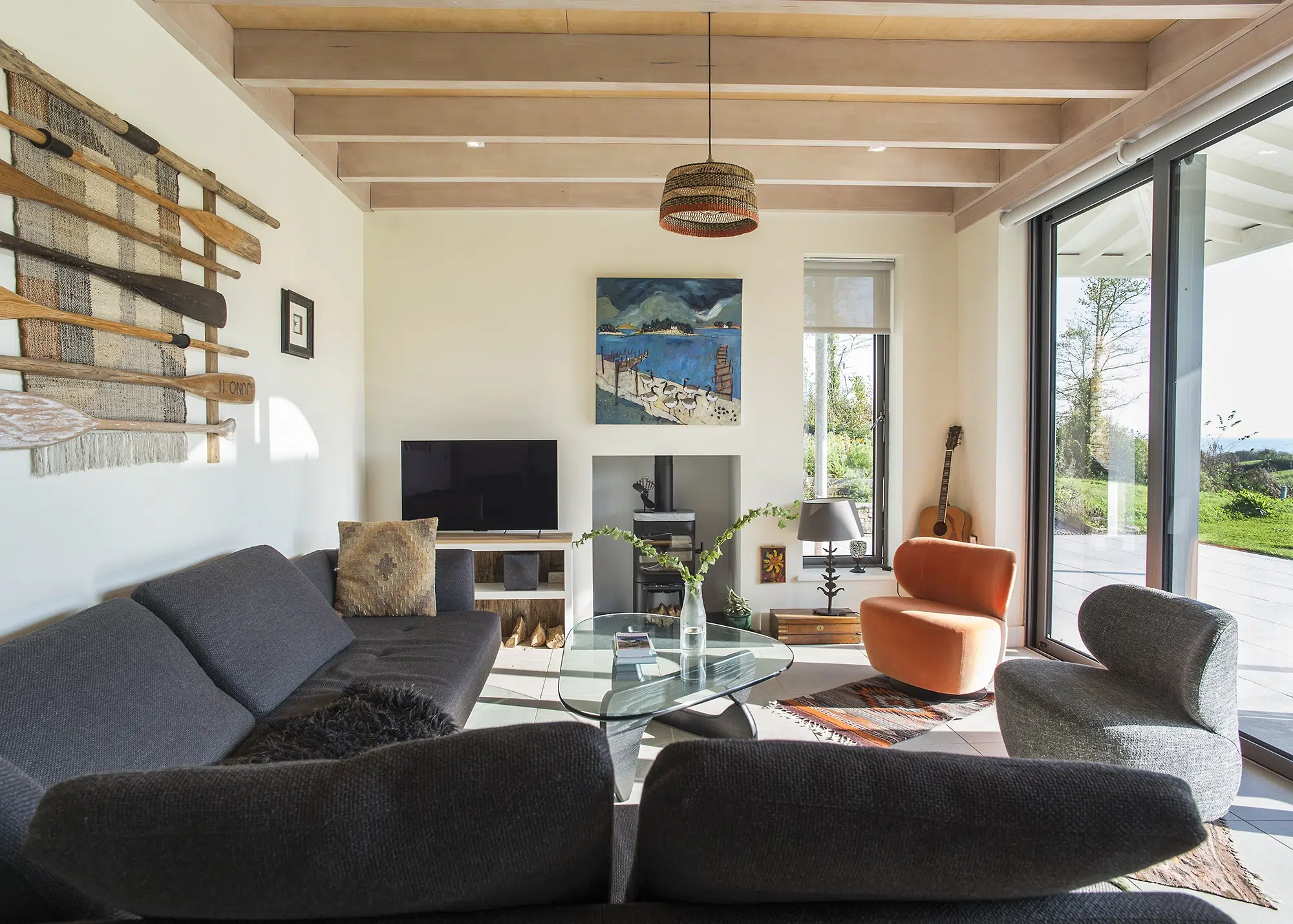 Spectacular, Low-Energy Replacement Home Built on a Sloping Plot in Devon