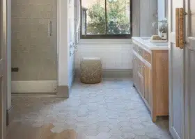 Your Guide to the Different Bathroom Flooring Options, Plus Great Project Ideas