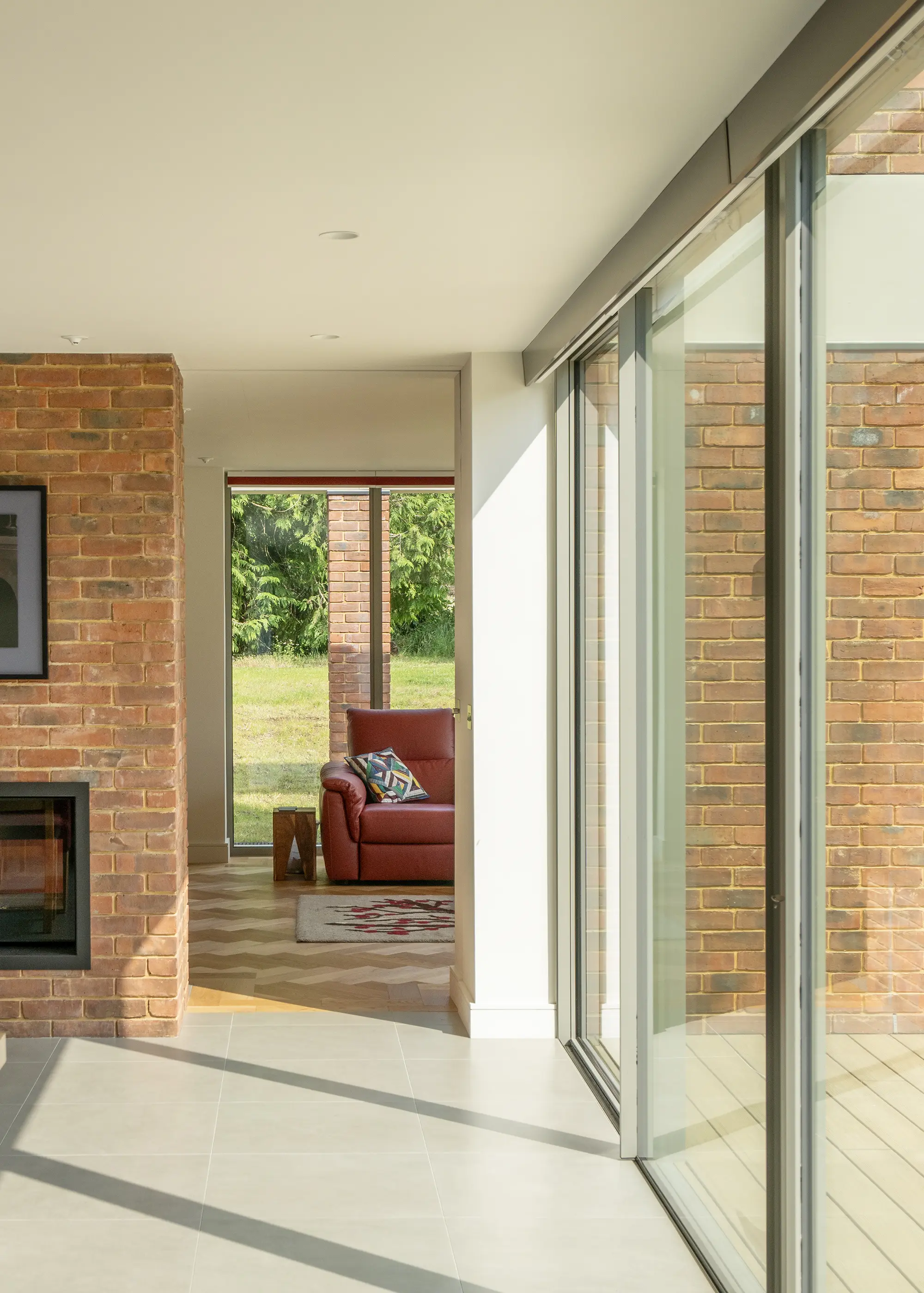 High-performance SIPs self build with large spans of glazed doors