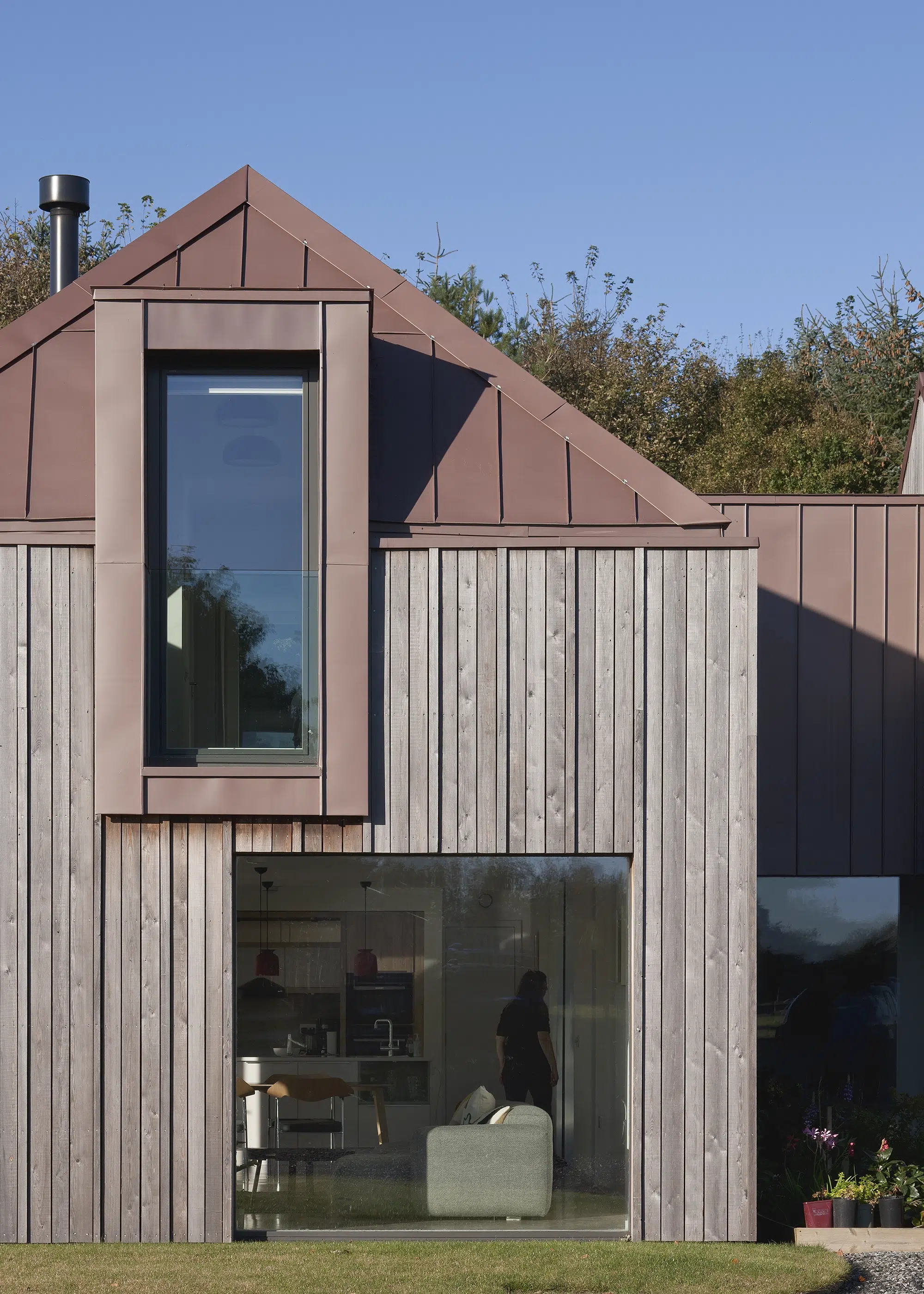 Futureproof Farmhouse-Style Home Built on a Brownfield Site in Scotland