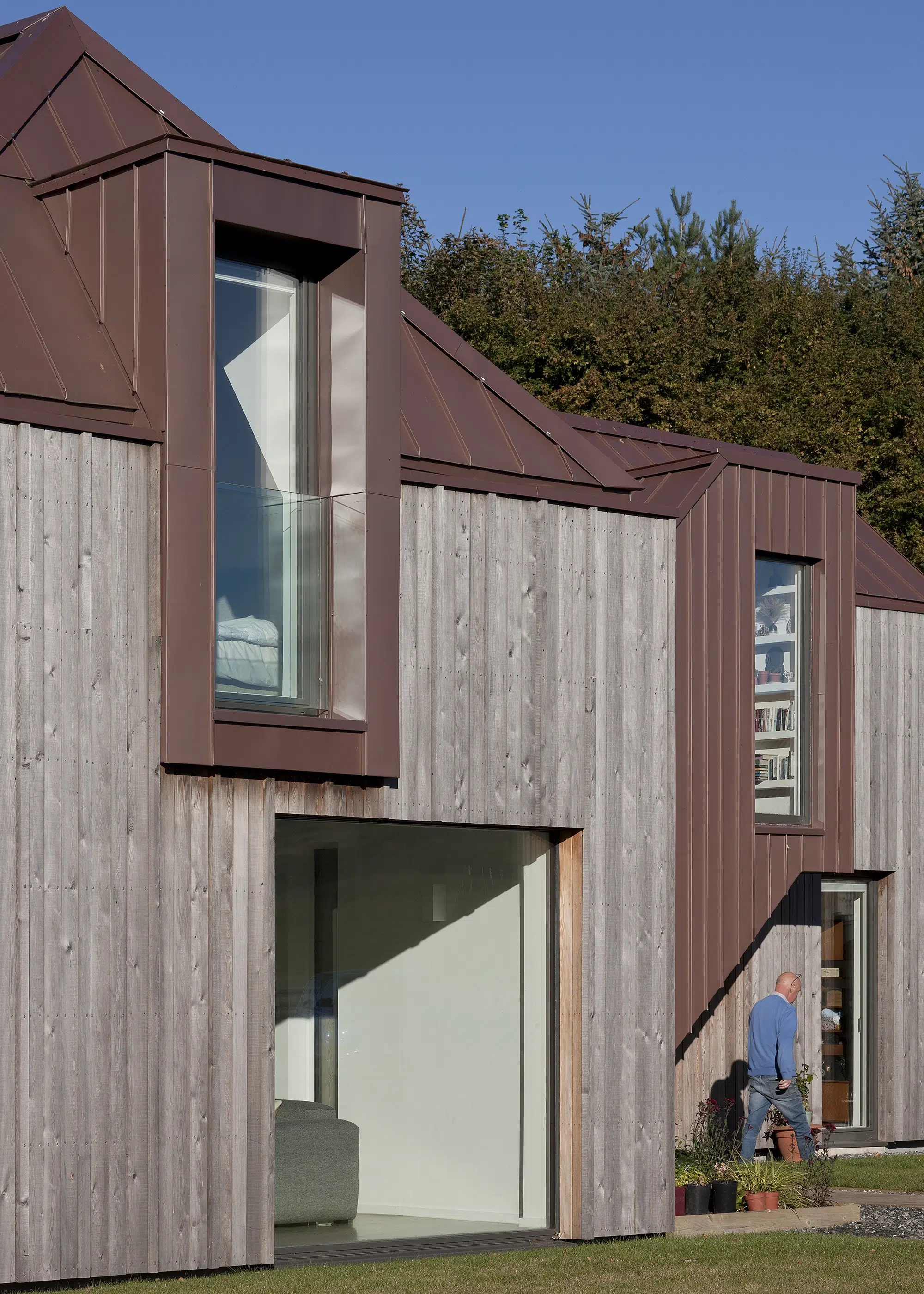 Futureproof Farmhouse-Style Home Built on a Brownfield Site in Scotland