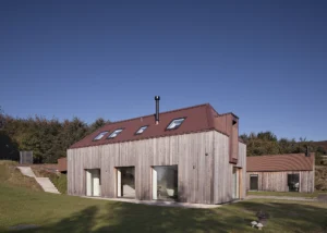 Futureproof Farmhouse-Style Home Built on a Brownfield Site in Scotland