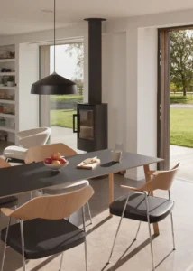 Futureproof Farmhouse-Style Home Built on a Brownfield Site in Scotland