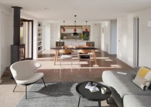 Futureproof Farmhouse-Style Home Built on a Brownfield Site in Scotland