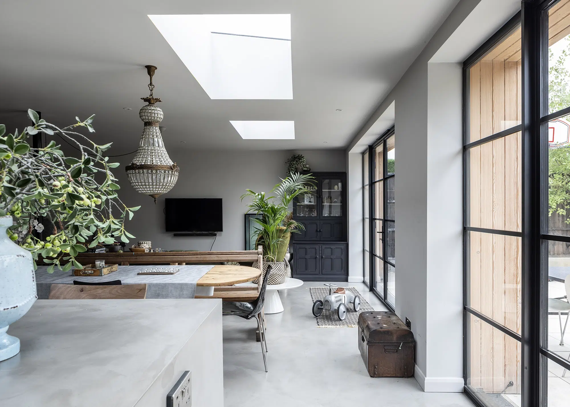 1930s Semi-Detached House in East London Opened Up with a Timber-Clad Extension